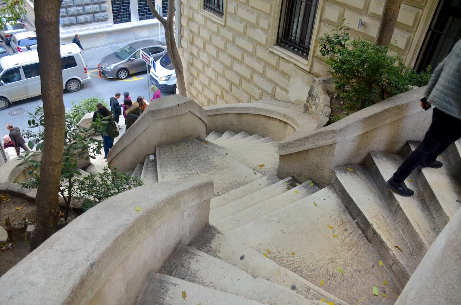 Kamondo Steps on Bankalar Caddesi in Istanbul, Turkey