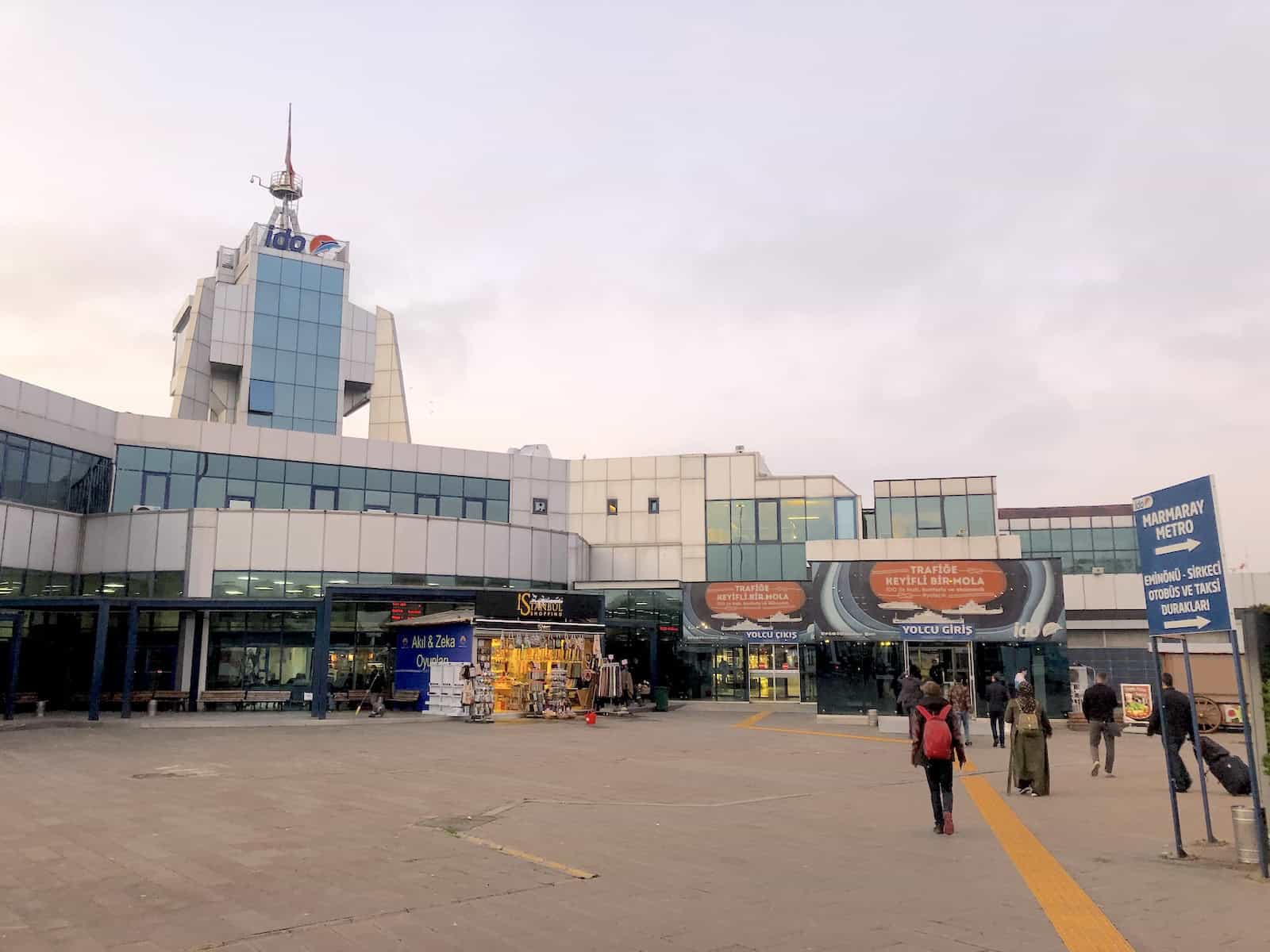 Yenikapı İDO terminal in Istanbul, Turkey