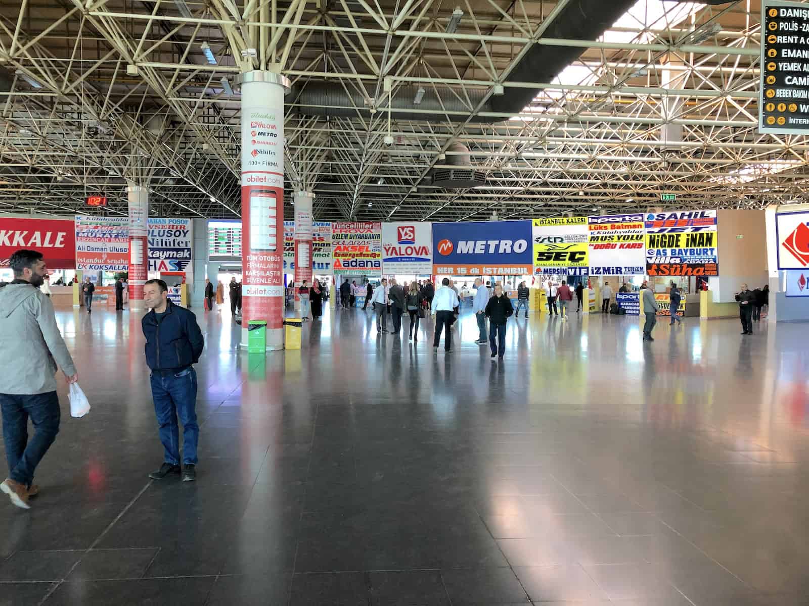 Bursa Bus Terminal in Bursa, Turkey