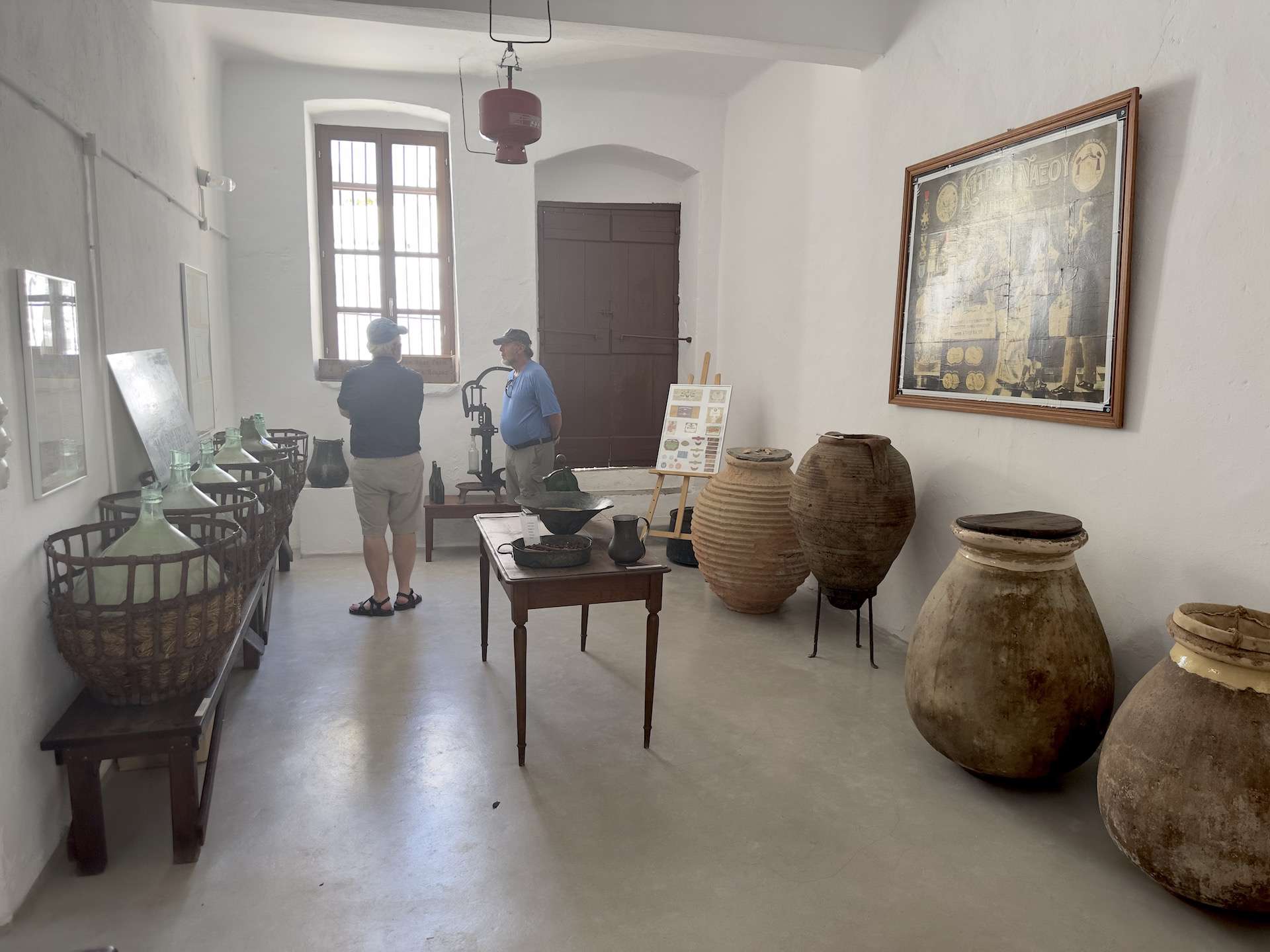 Museum at the Vallindras Distillery in Halki, Naxos, Greece