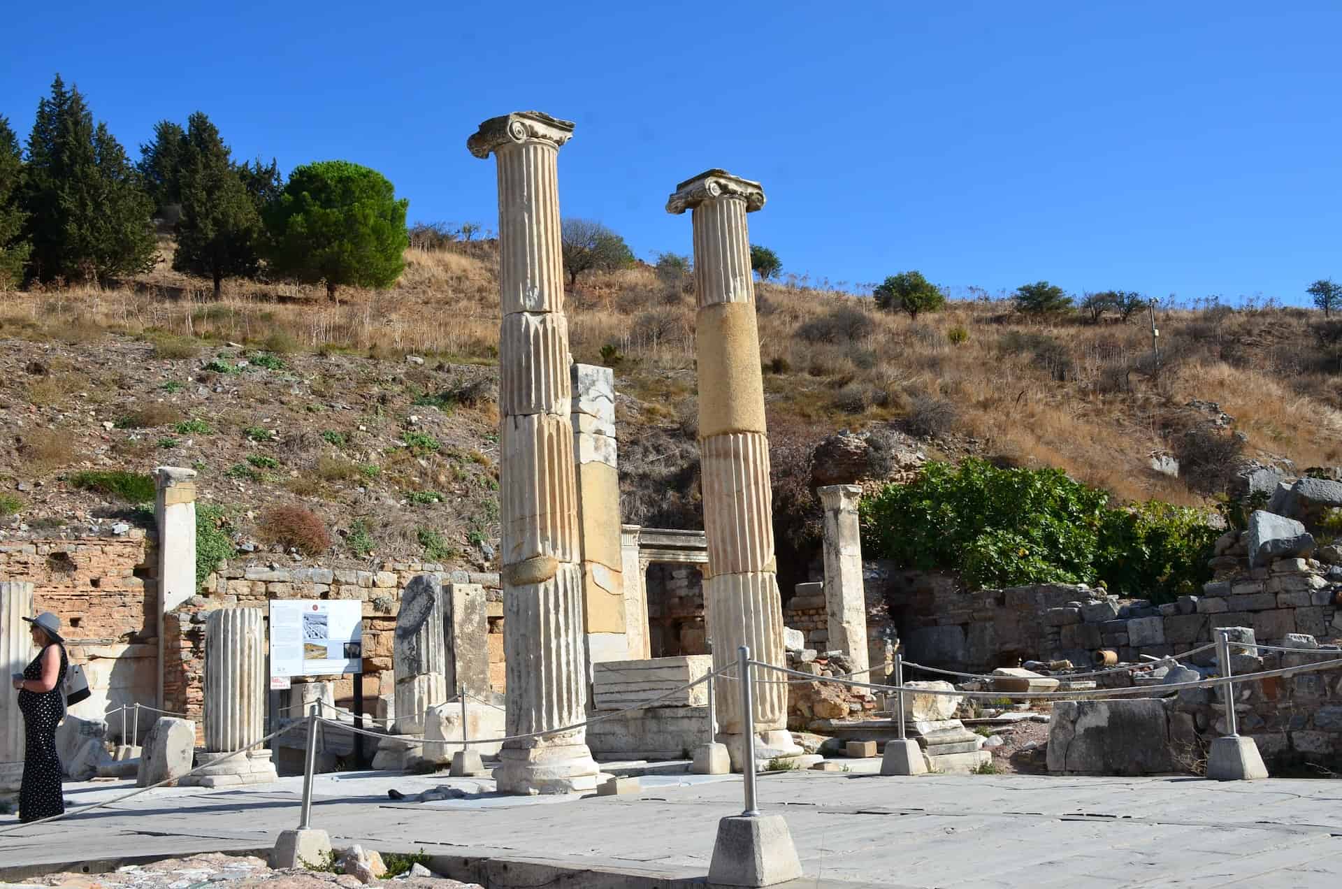 Columns of the Basilica Stoa in Ephesus