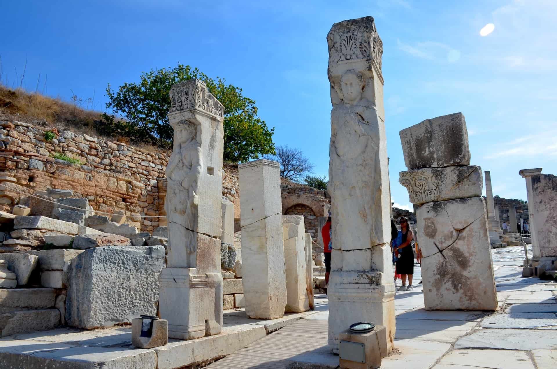 Hercules Gate on Curetes Street in Ephesus