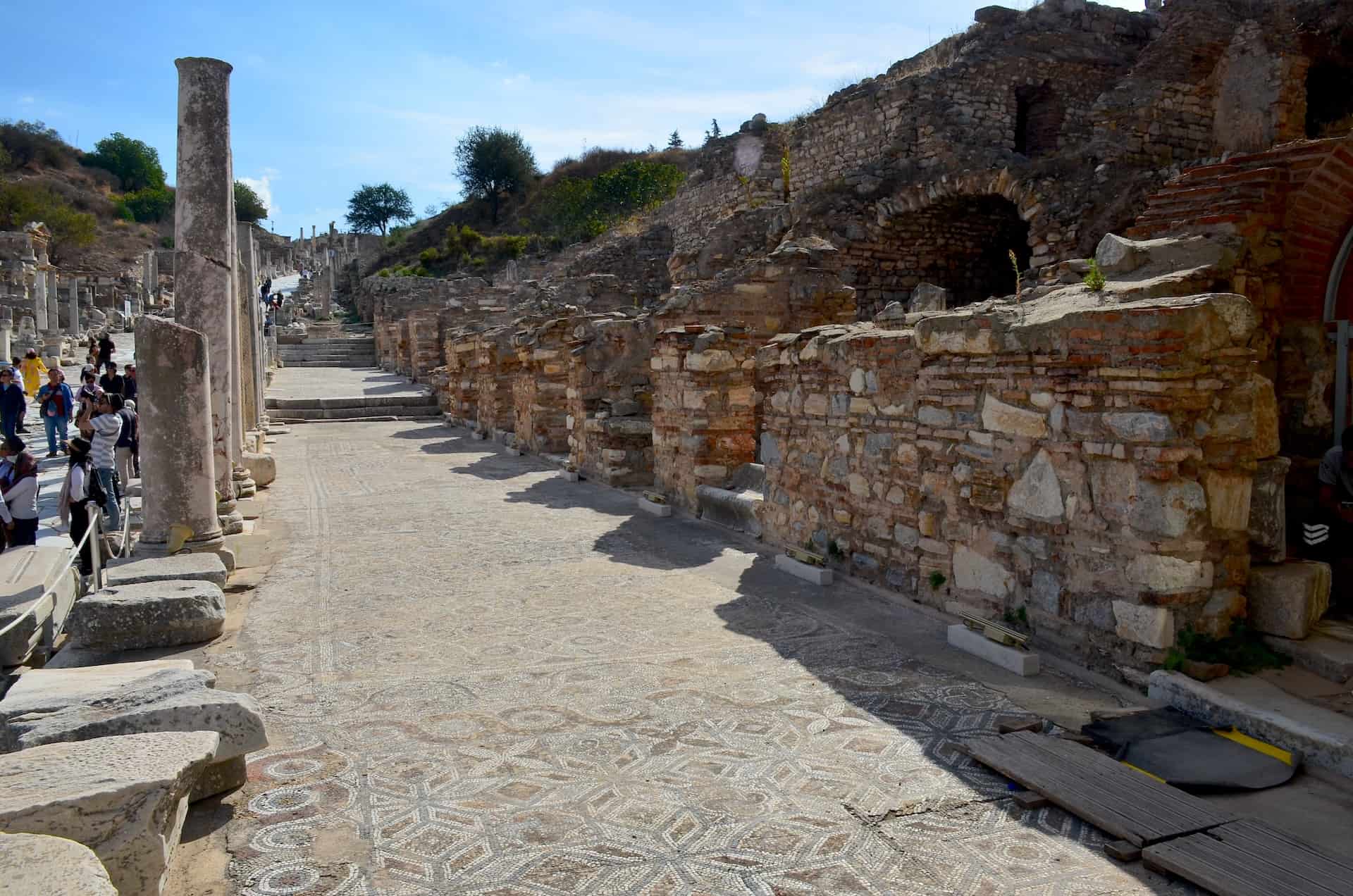 Alytarch's Stoa on Curetes Street in Ephesus