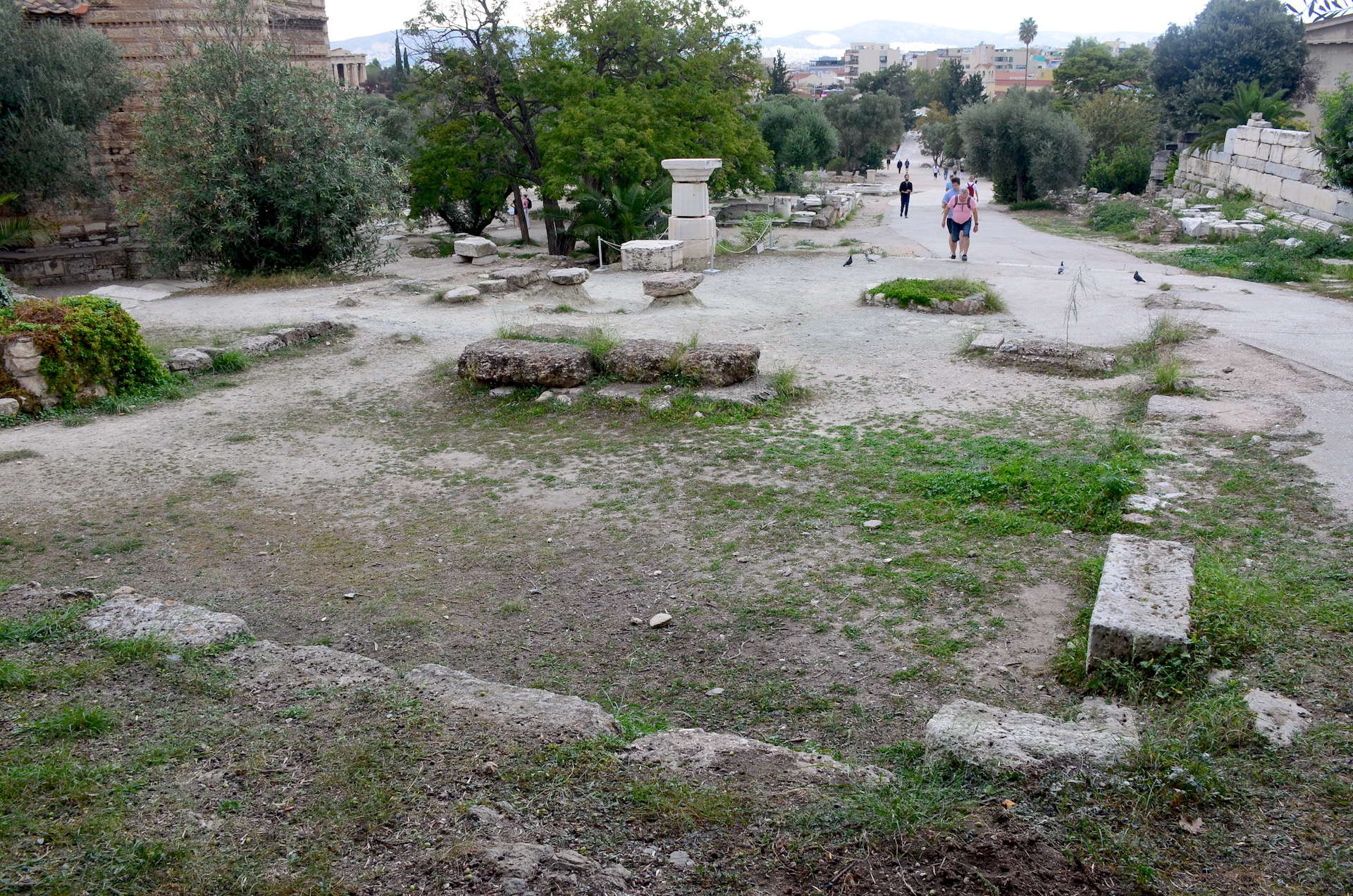 Foundations of the Southeast Temple at the Ancient Agora of Athens