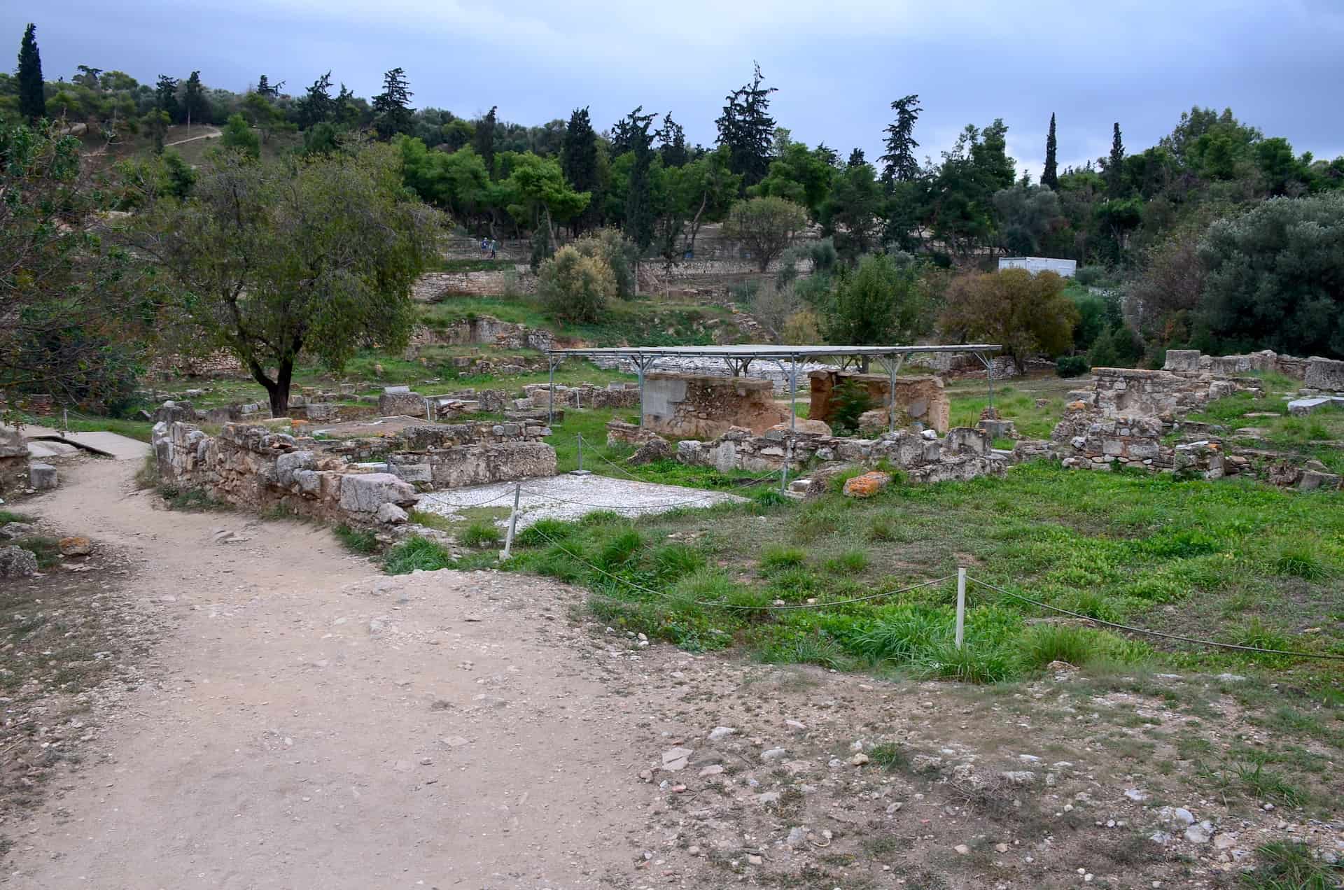 Block of Roman homes at the Ancient Agora of Athens