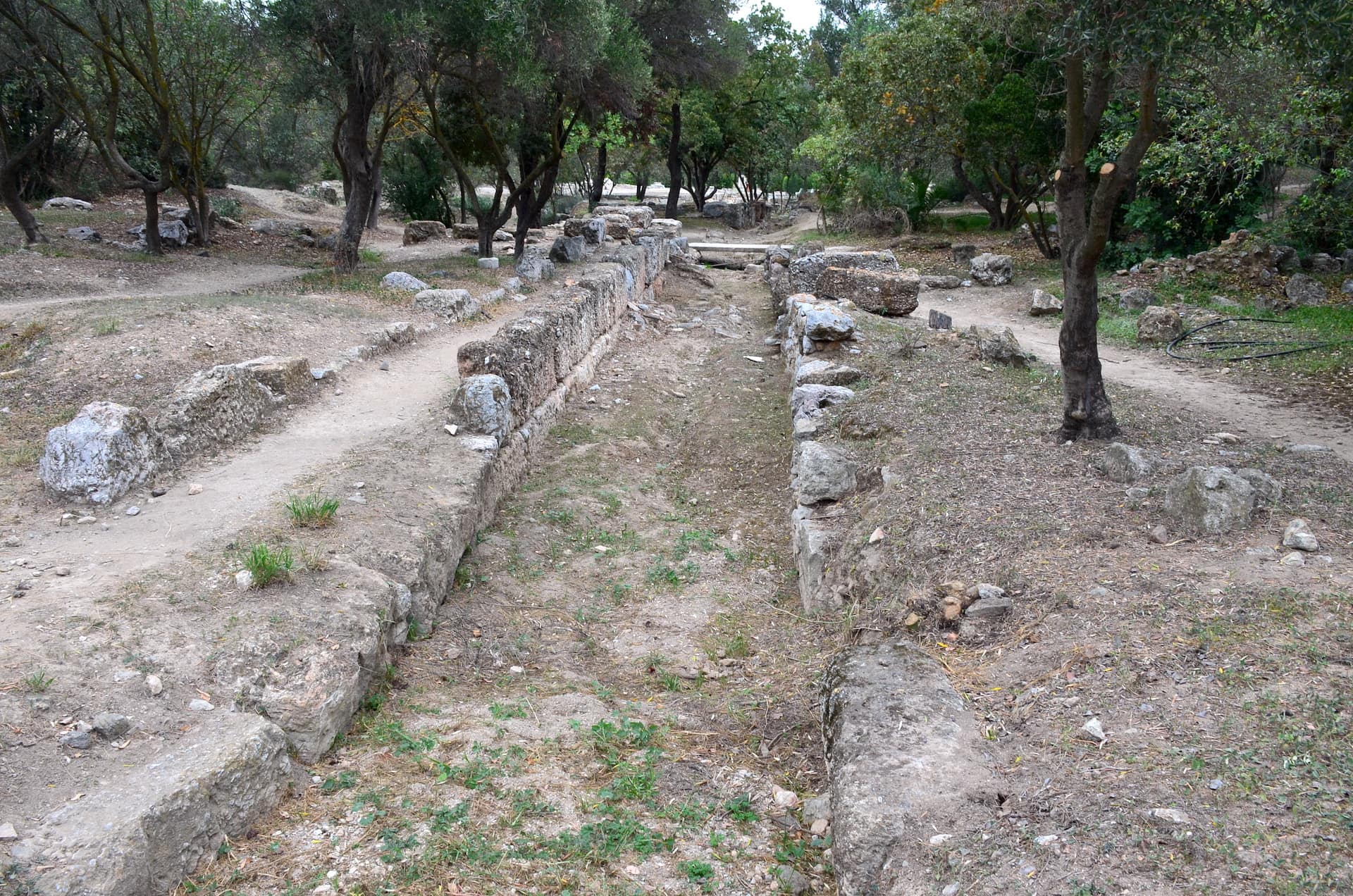 Great Drain on the southwest side of the Agora