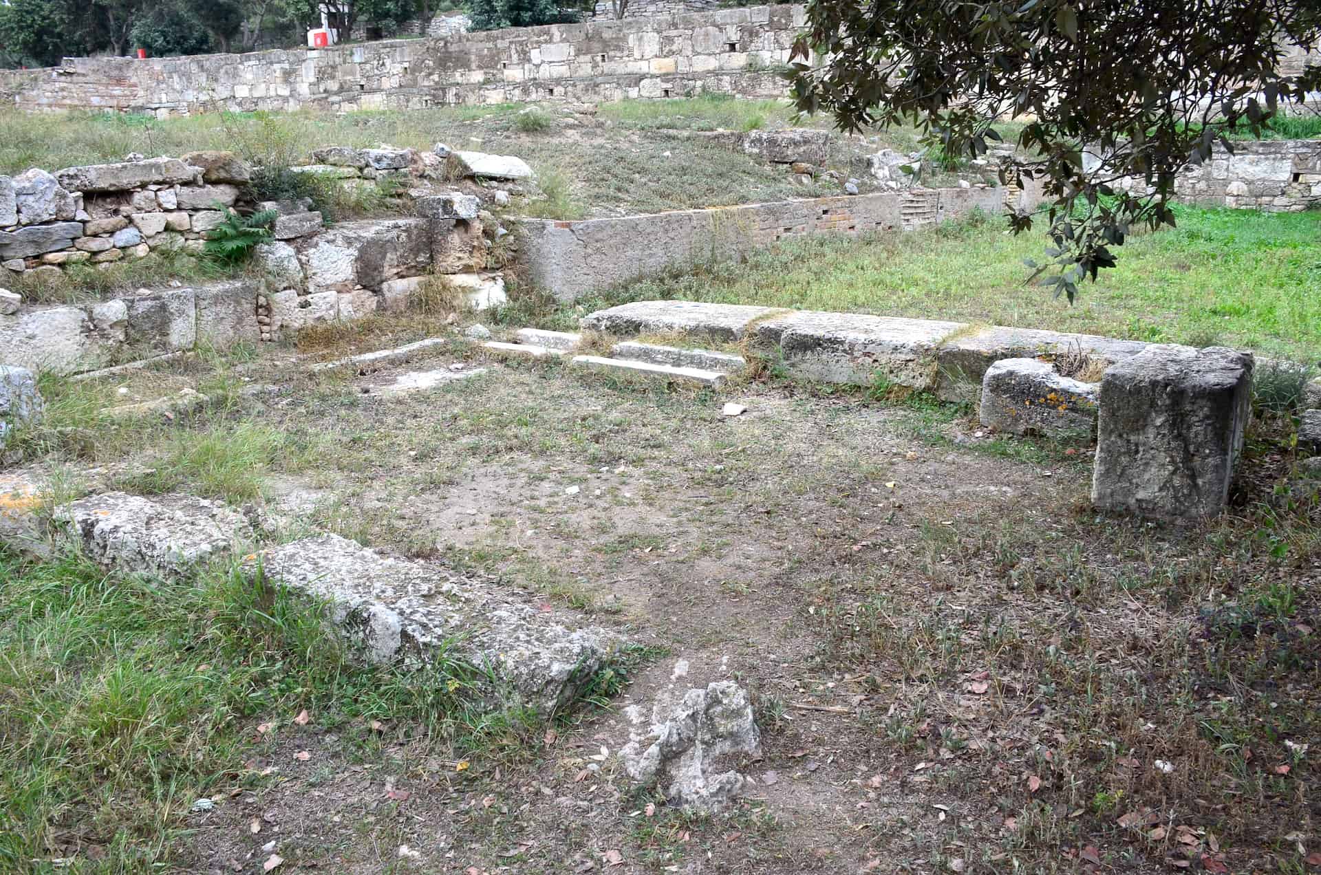 Northeast annex of the Southwest Fountain House at the Ancient Agora of Athens