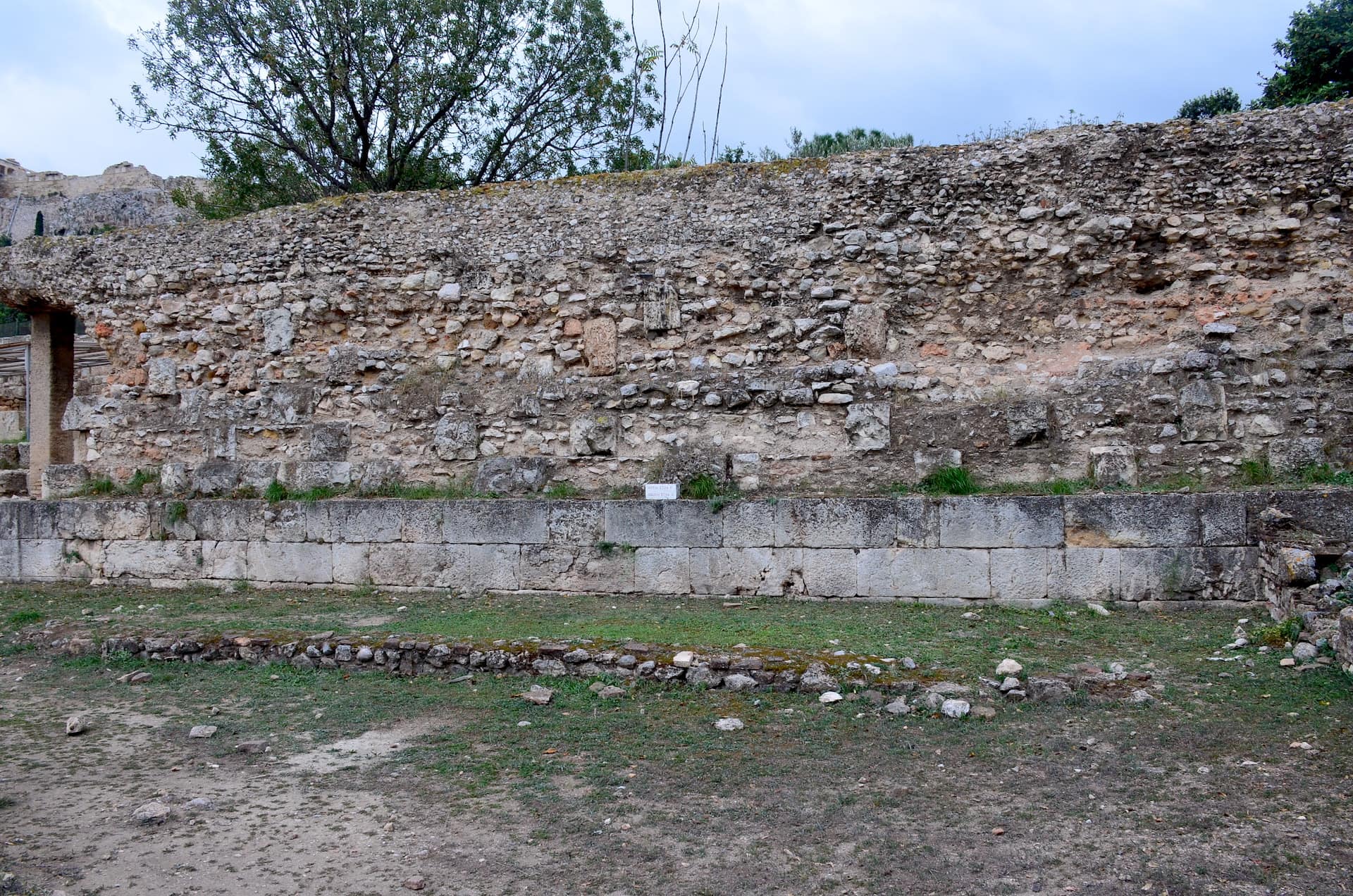 Back wall of South Stoa II