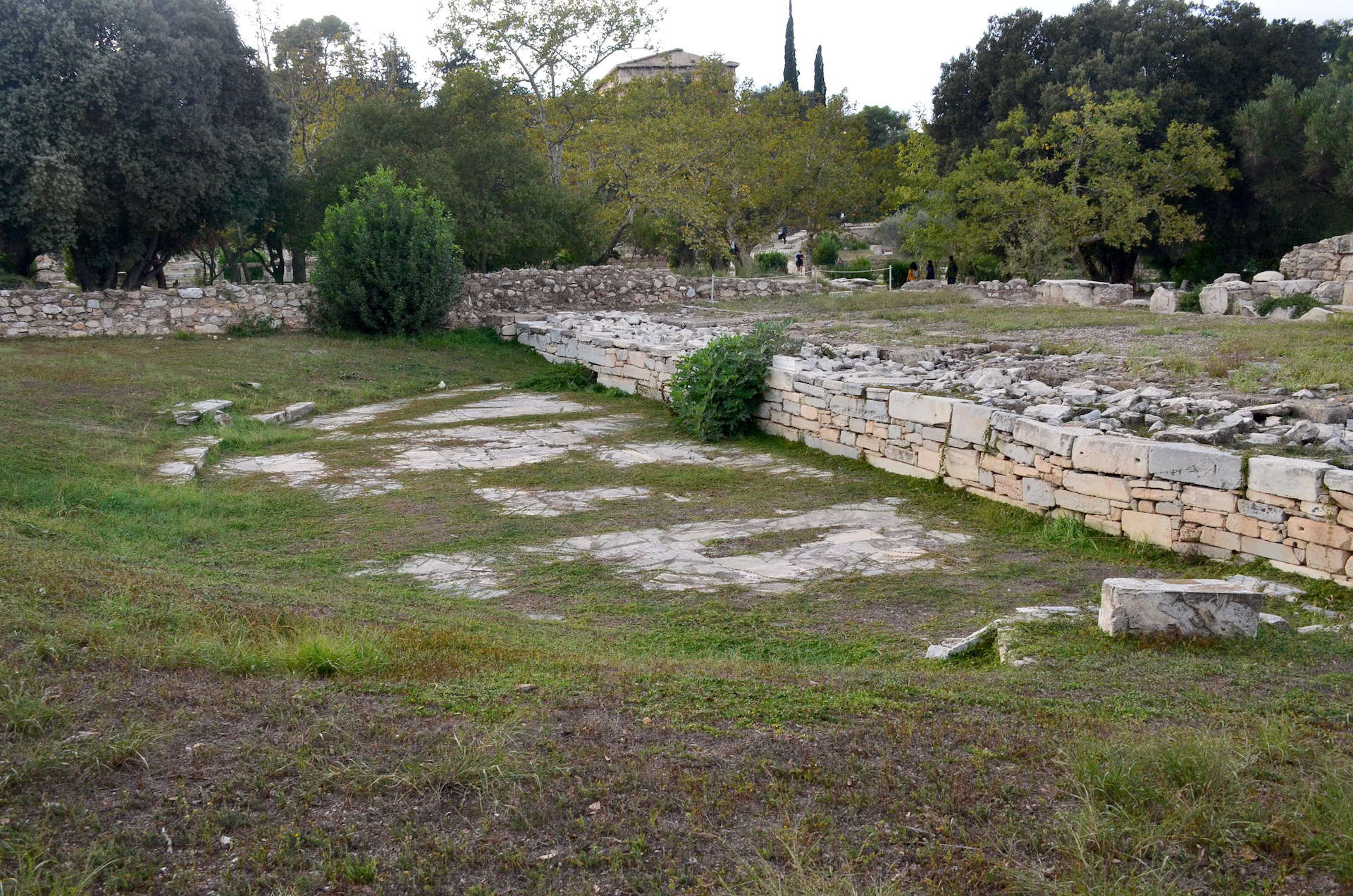 Stage of the Odeon of Agrippa at the Ancient Agora of Athens