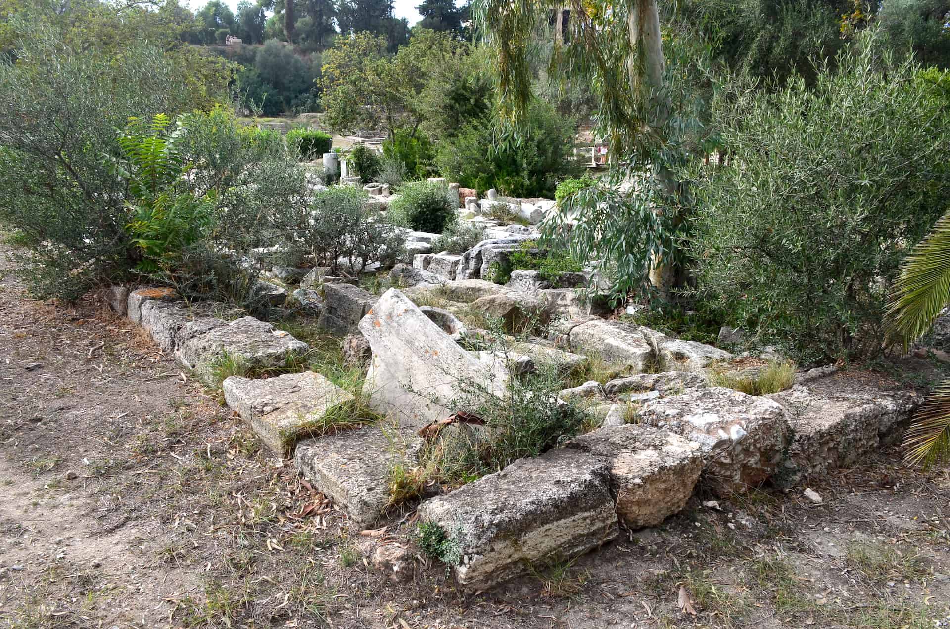 Southwest Temple at the Agora in Athens, Greece