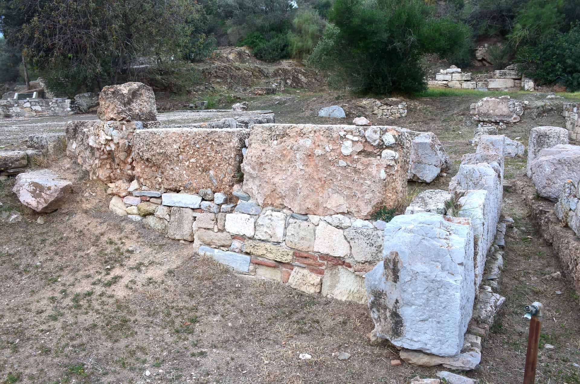 Room attached to the north side of the Tholos 