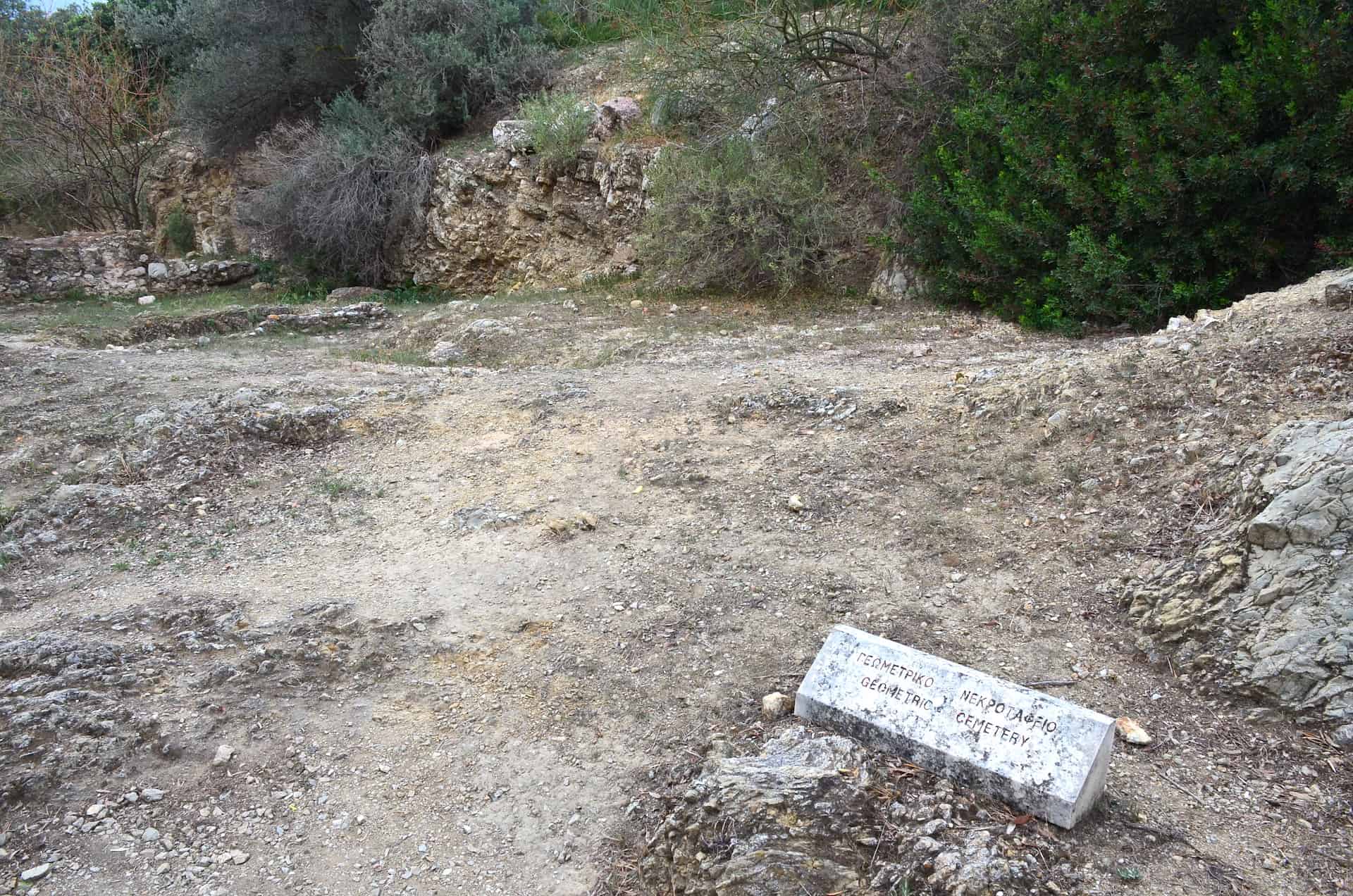 Geometric cemetery at the Ancient Agora of Athens