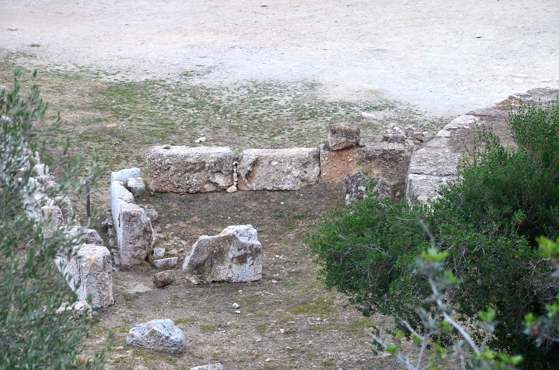 Room attached to the north side of the Tholos 