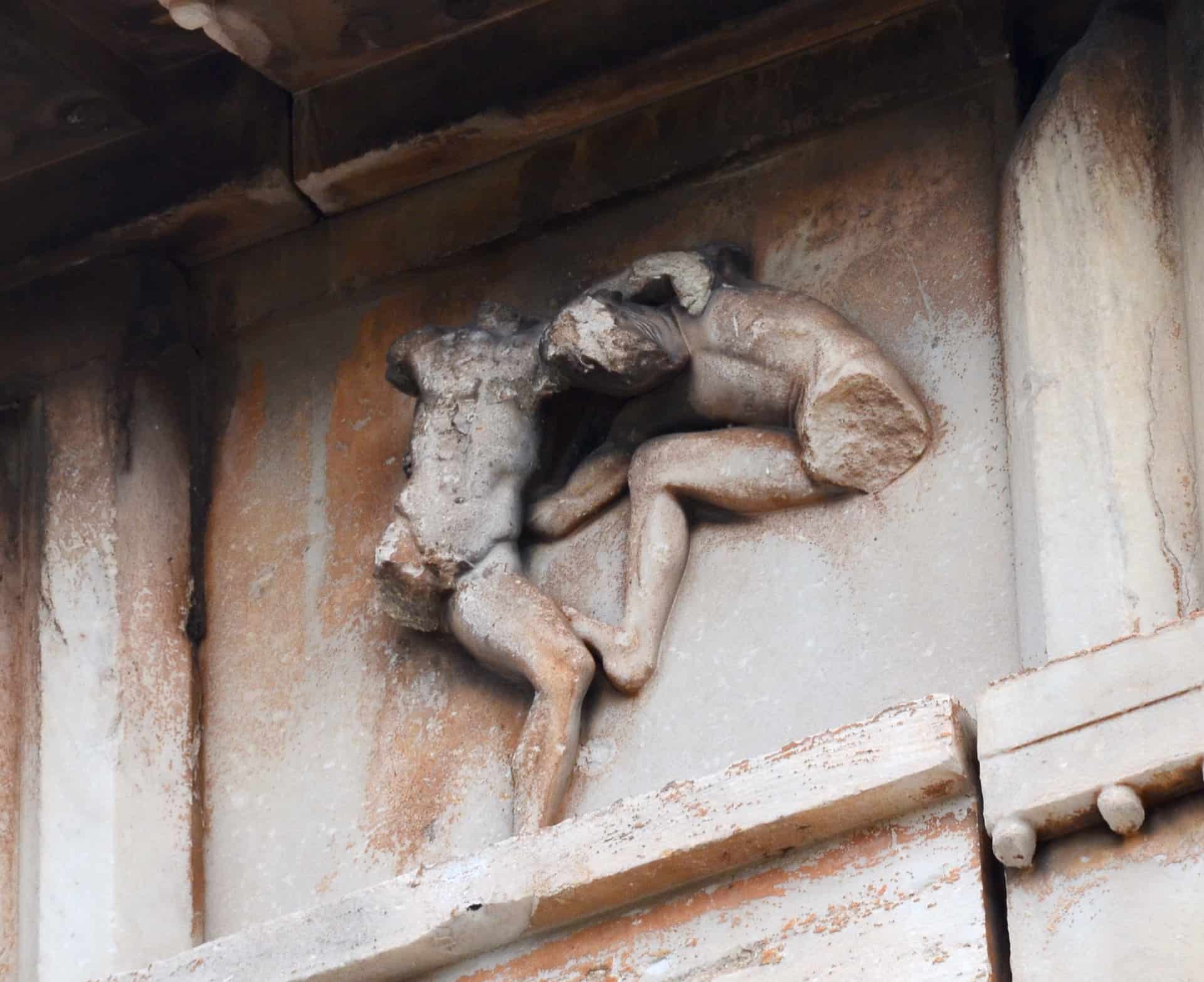 Labours of Theseus on the south side of the Temple of Hephaestus