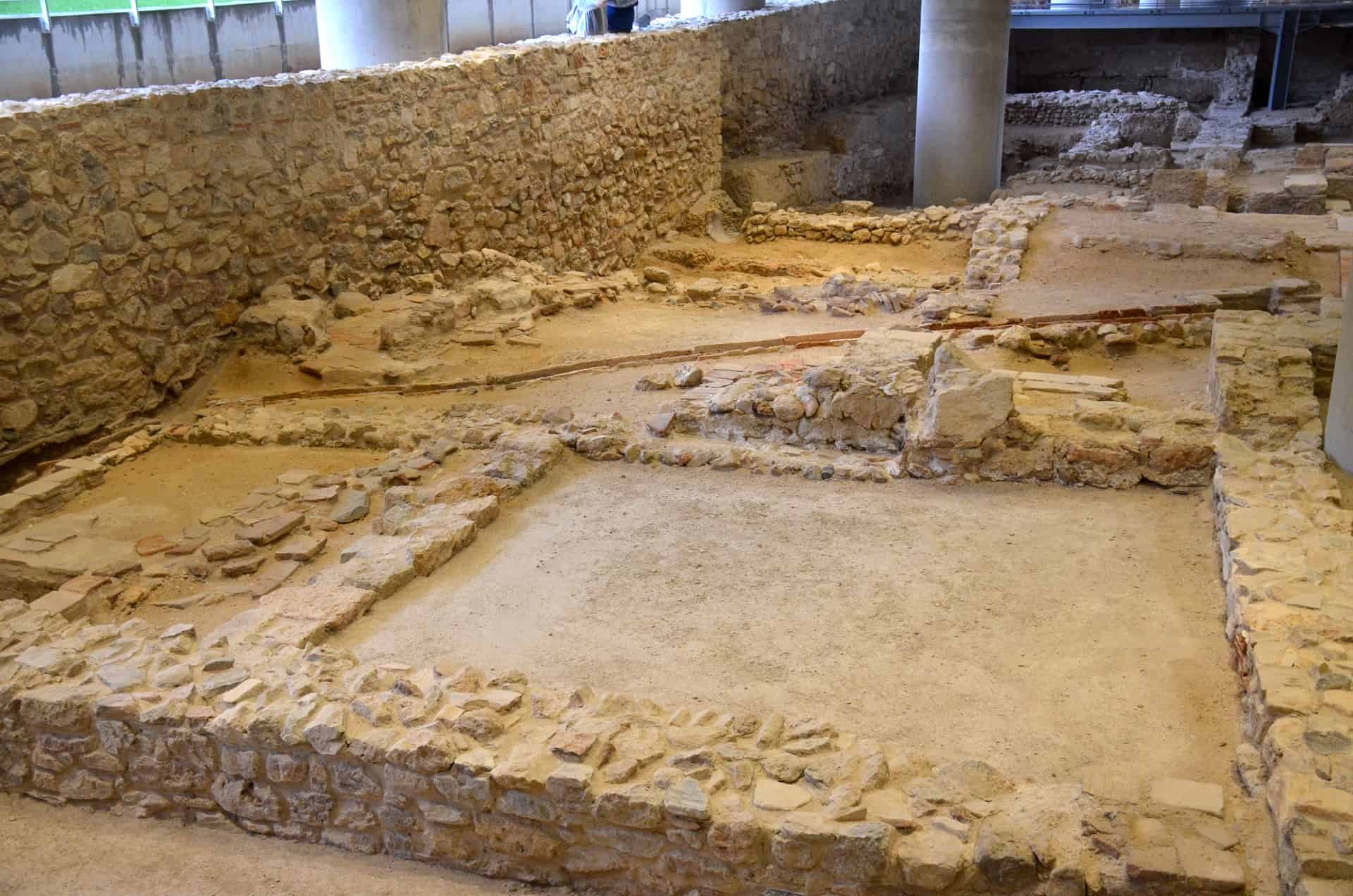 House Γ in the archaeological site at the Acropolis Museum in Athens, Greece