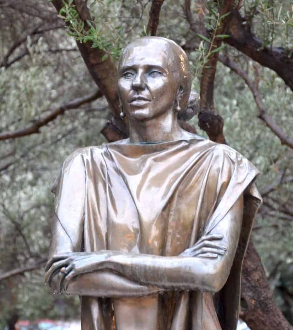 Statue of Maria Callas in Athens, Greece