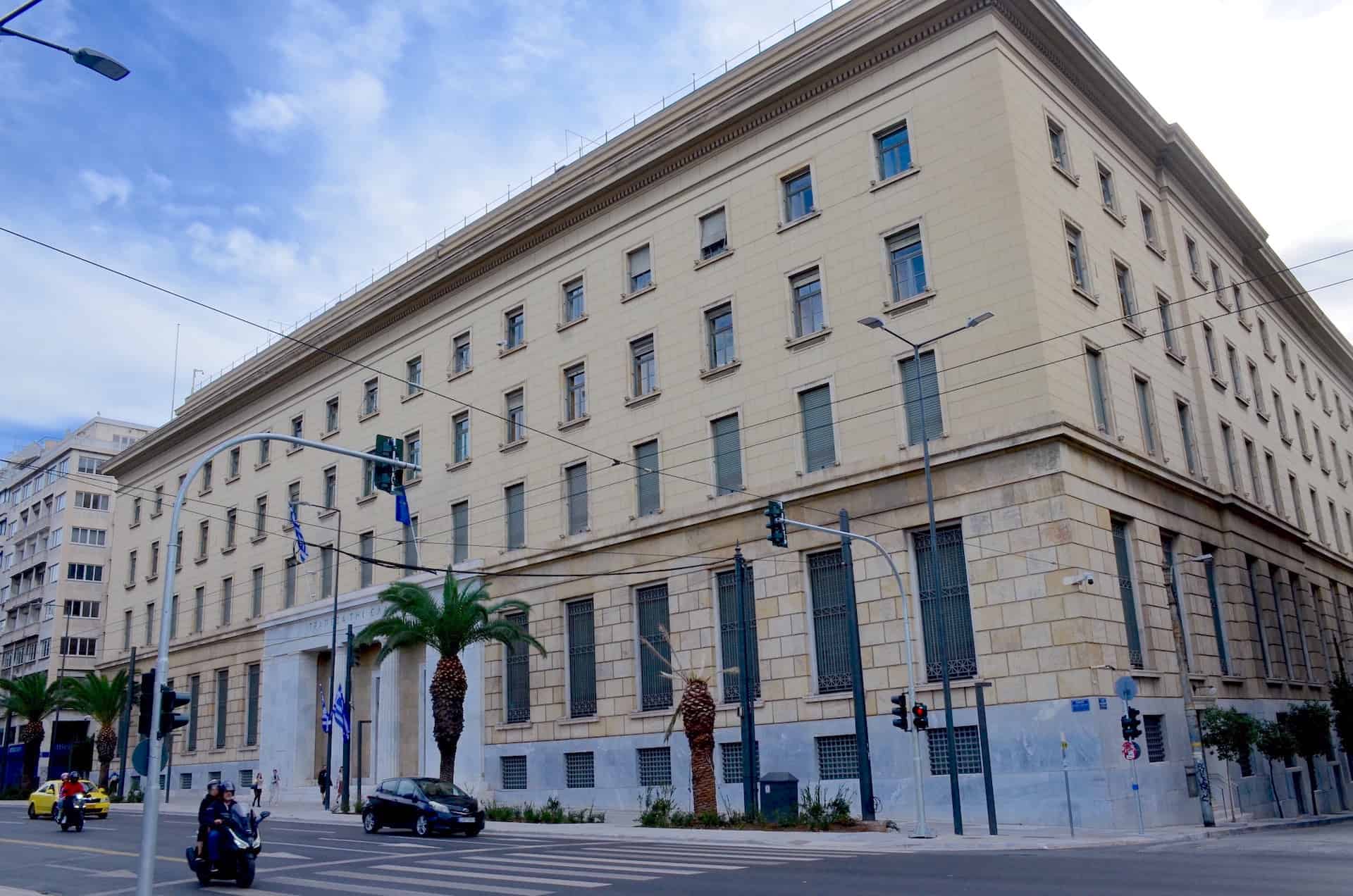 Bank of Greece in Akadimia, Athens, Greece