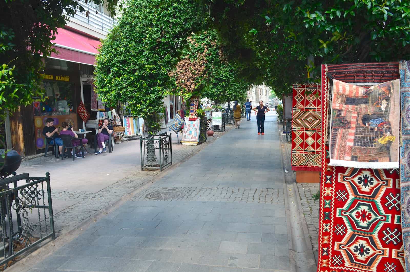 Cengiz Topel Street in Selçuk, Turkey