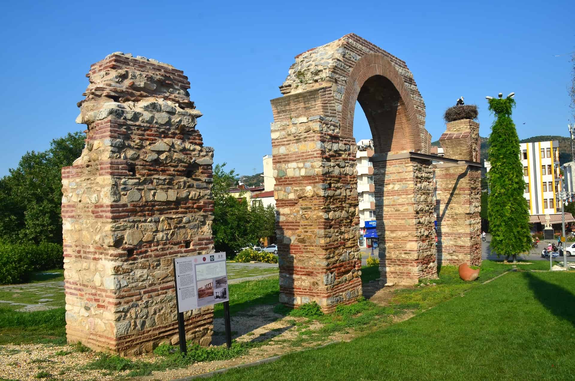 Byzantine aqueduct in Selçuk, Turkey