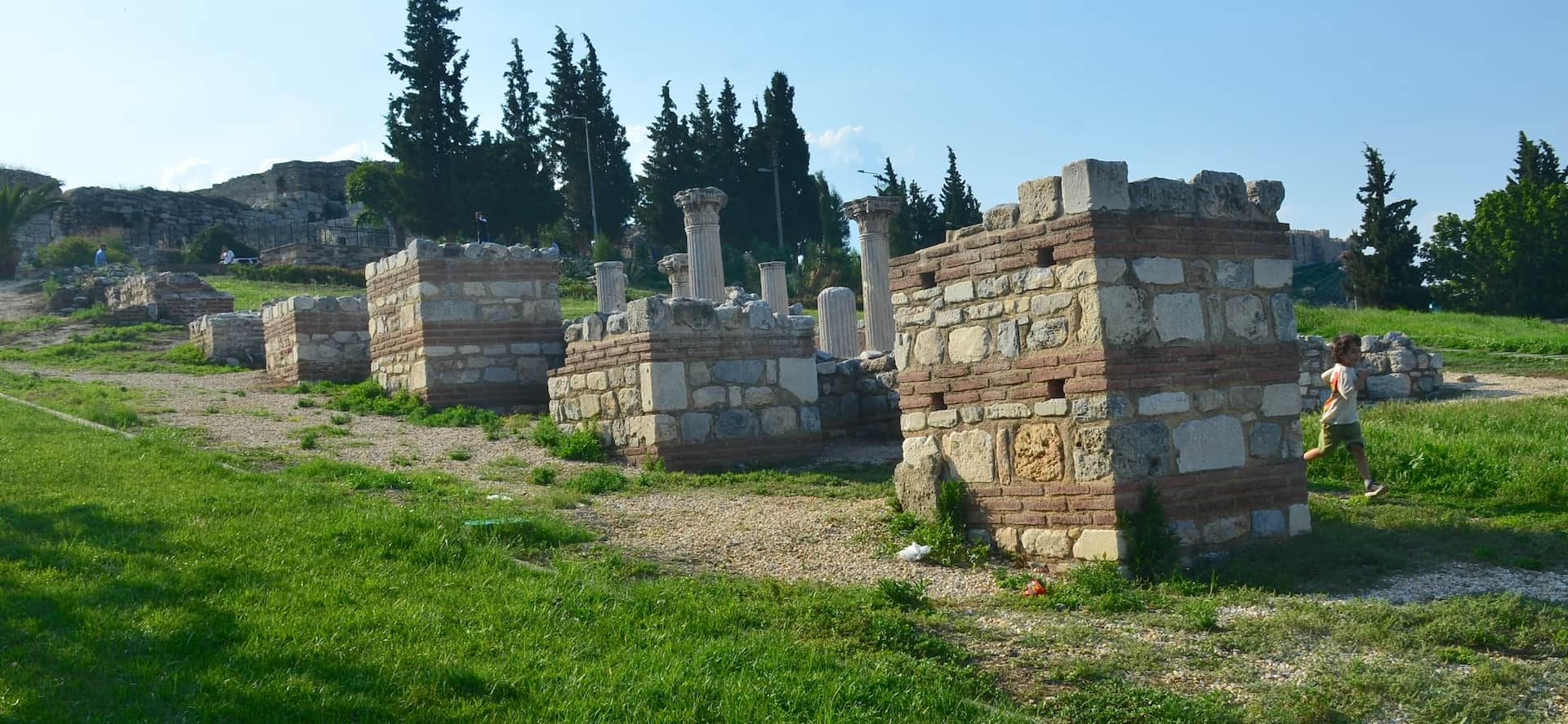 Bases of the Byzantine aqueduct