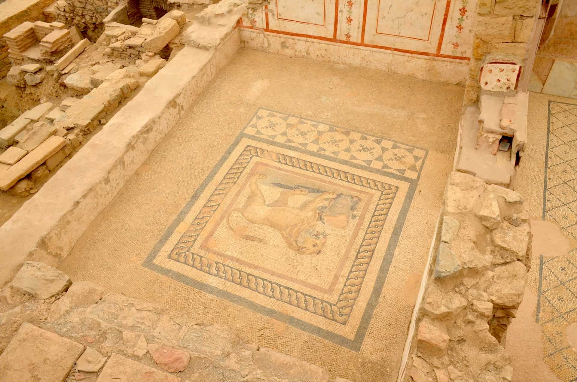 Room 17 in Dwelling Unit 3 in the Terrace Houses at Ephesus