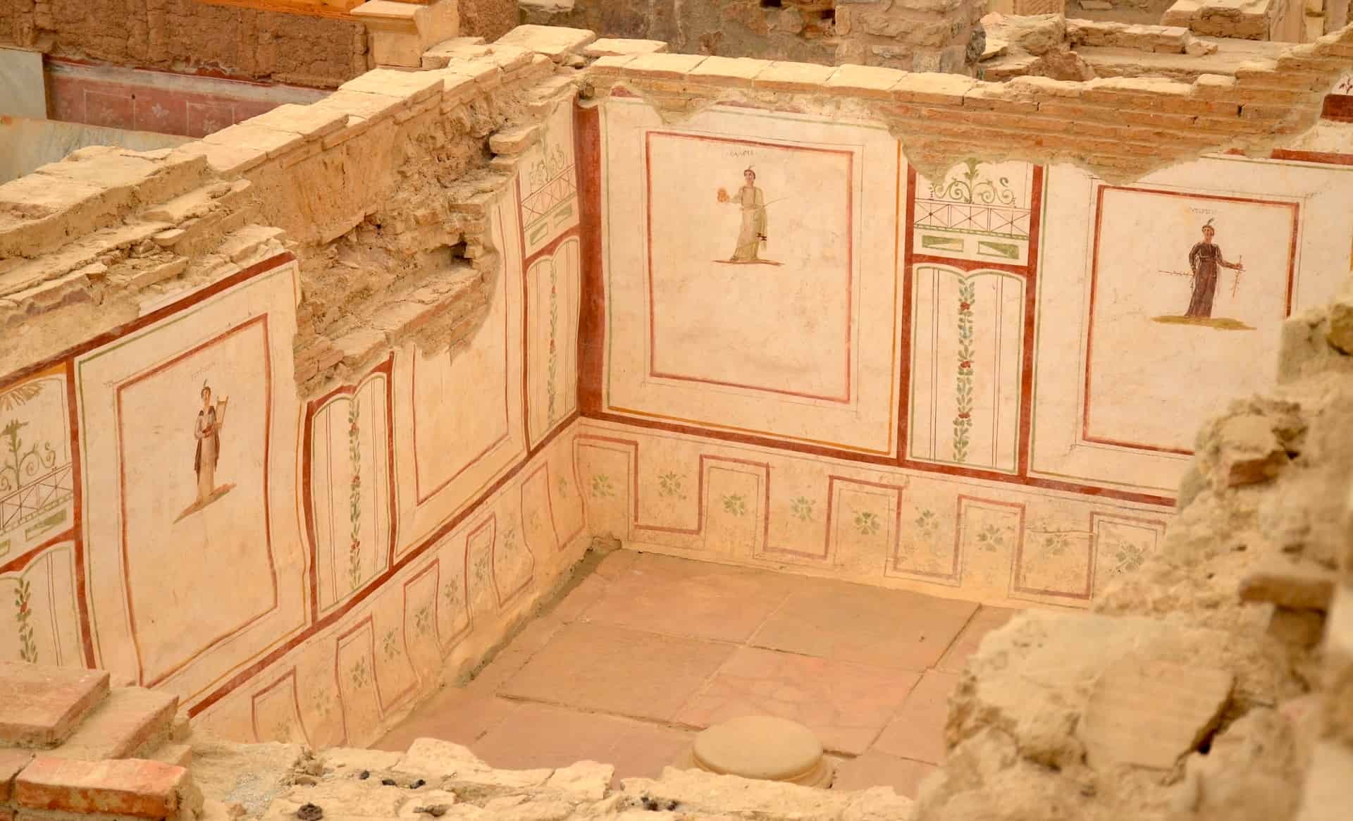 Room of the Muses in Dwelling Unit 3 in the Terrace Houses at Ephesus