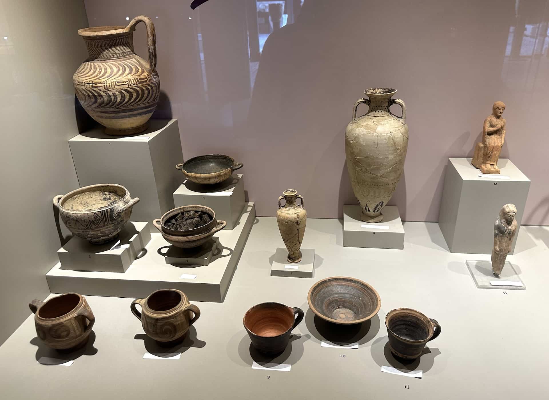 Ceramics (8th to 6th century BC) in Ephesus Through the Ages at the Ephesus Museum in Selçuk, Turkey