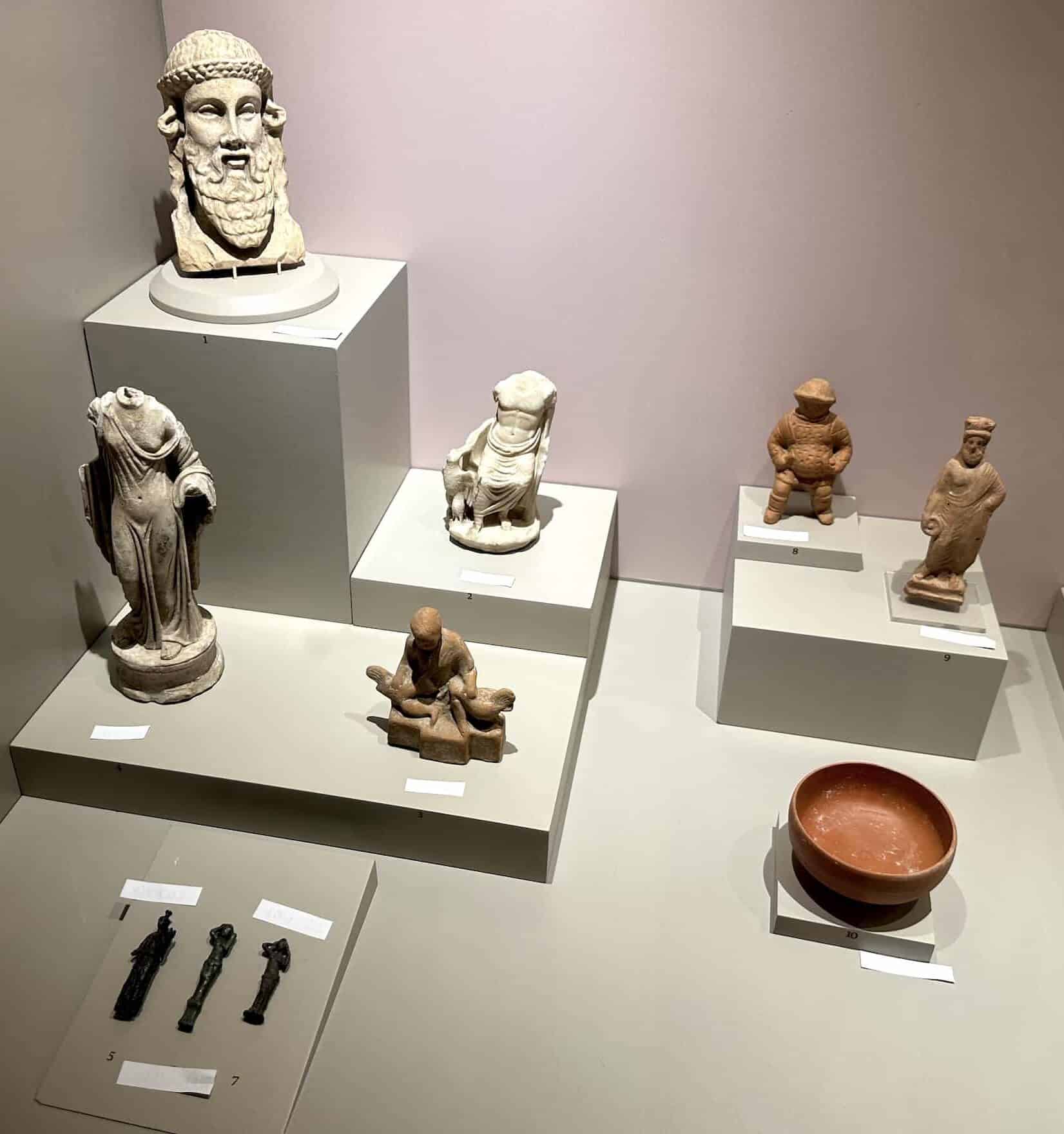 Figurines and votives (1st century BC to 3rd century AD) in Ephesus Through the Ages at the Ephesus Museum in Selçuk, Turkey