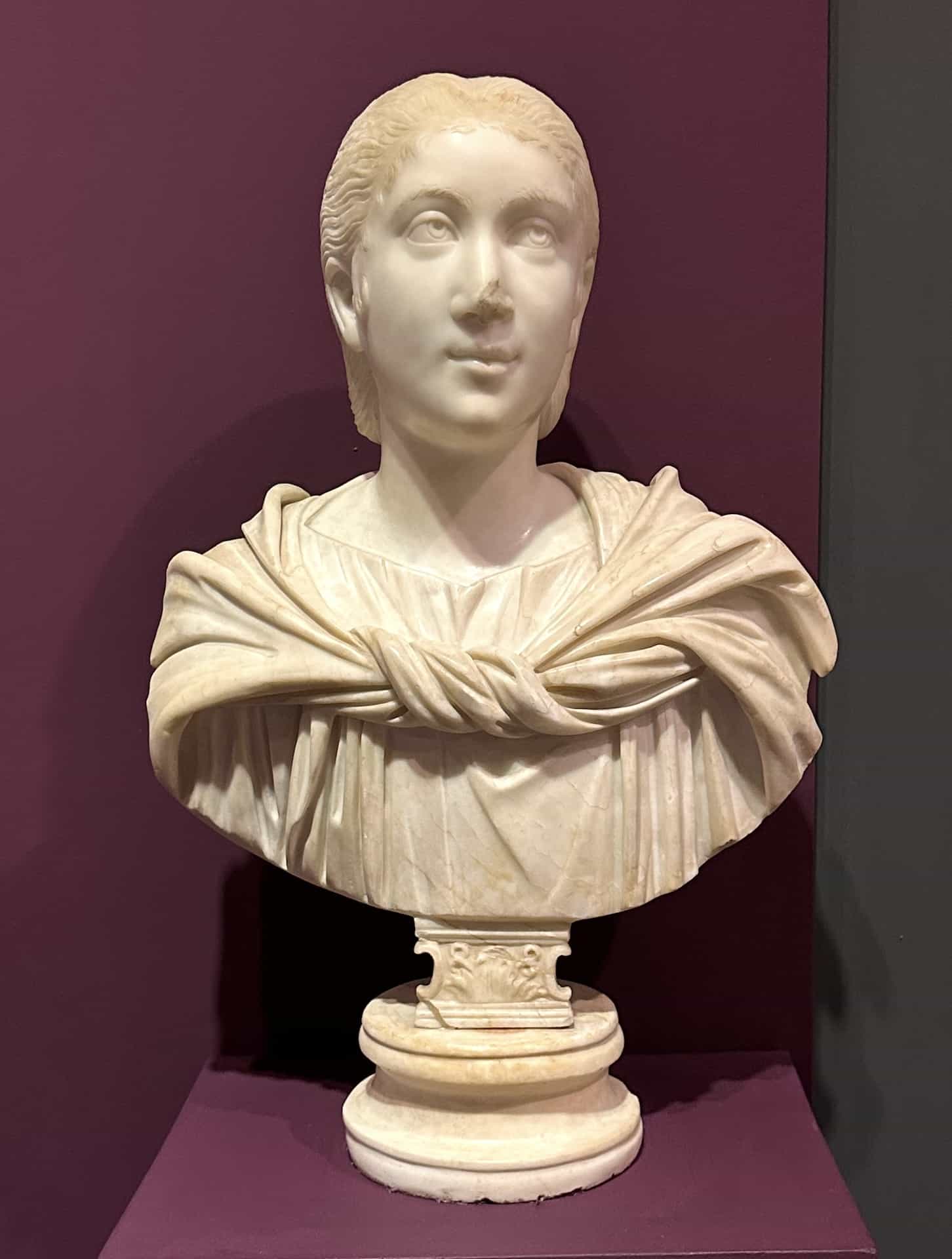 Bust of Empress Julia Paula (3rd century) at the Ephesus Museum in Selçuk, Turkey