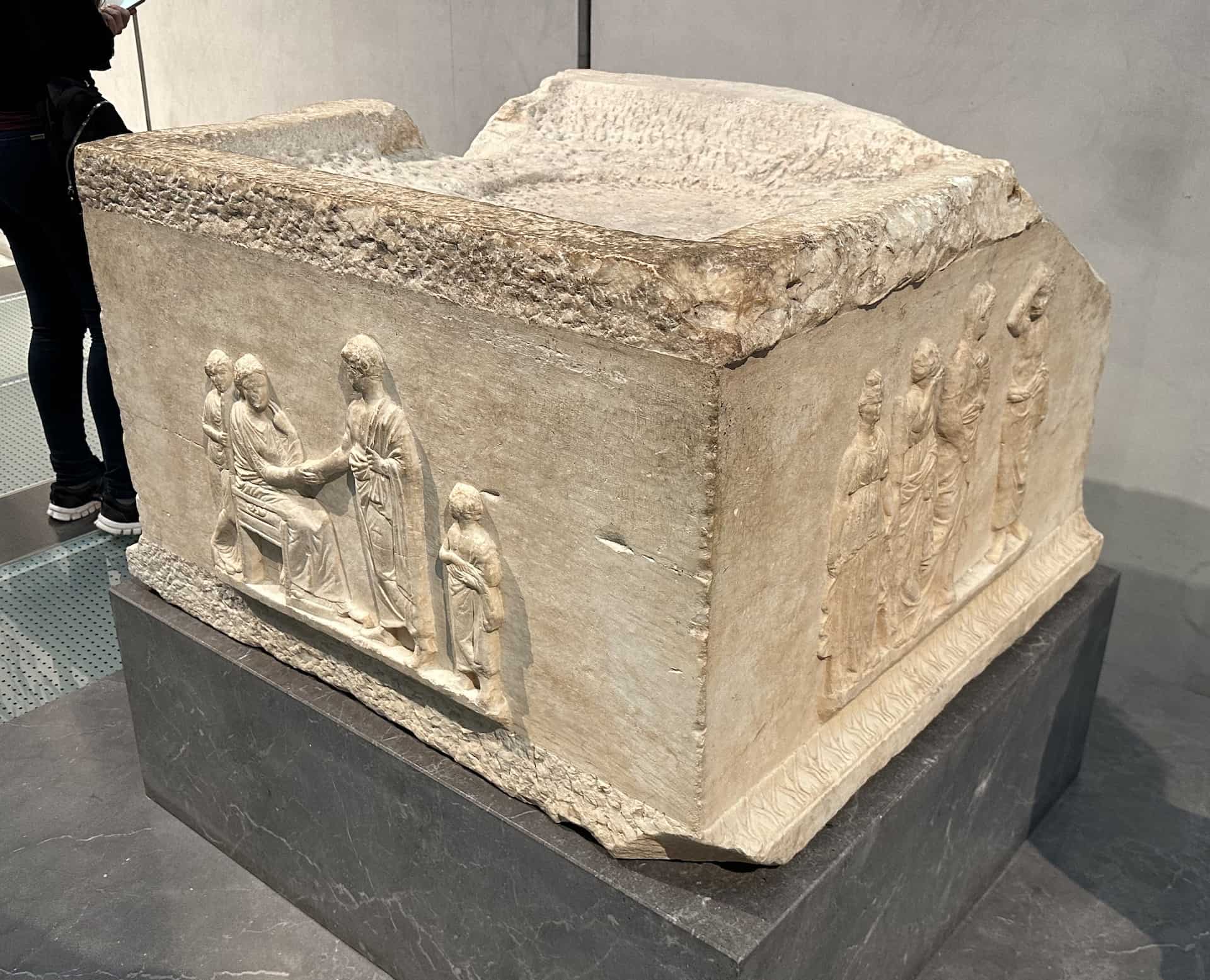 Funerary table from the House of Proclus; 350 - 325 BC