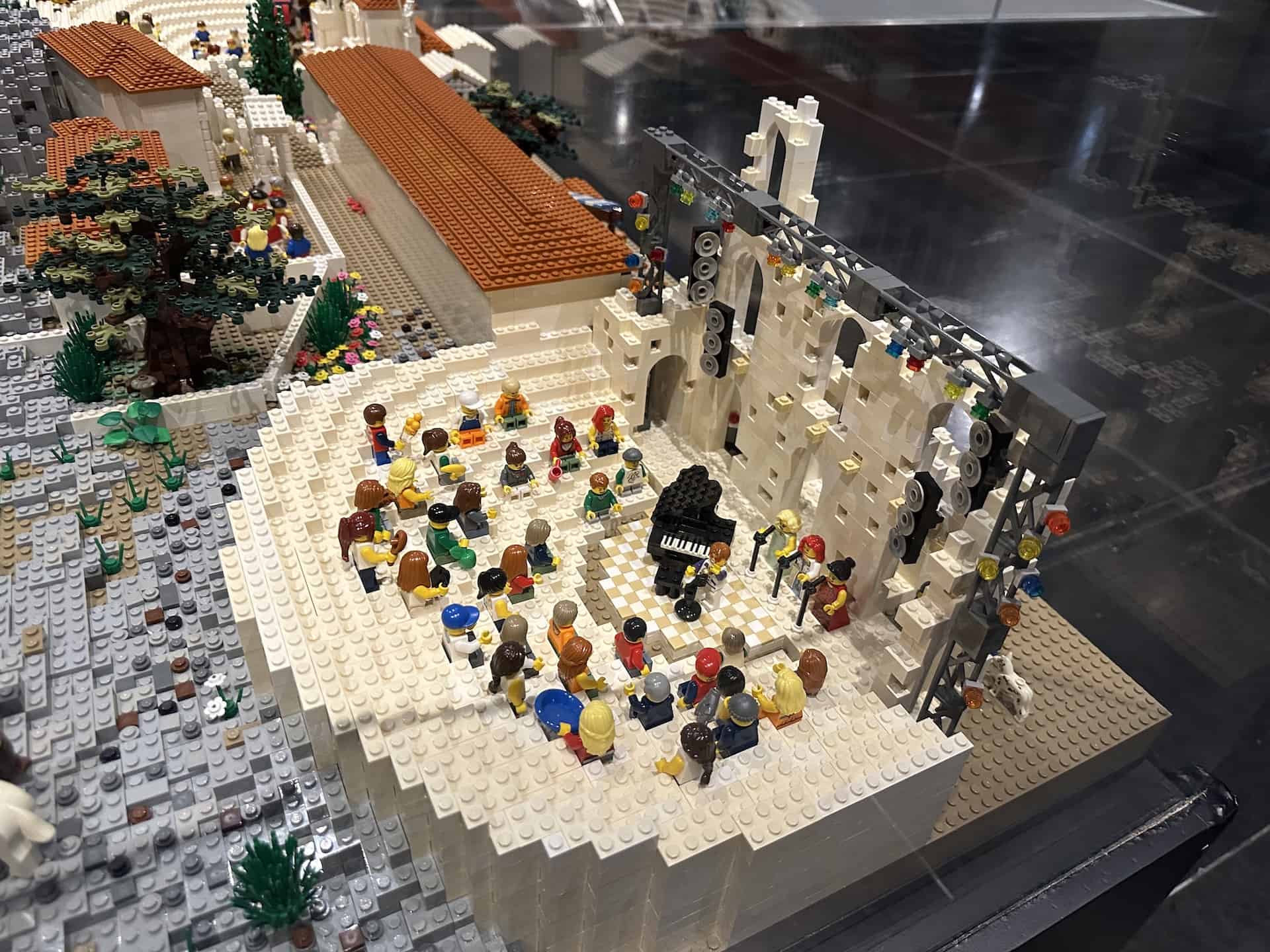 Odeon of Herodes Atticus on the Lego Acropolis