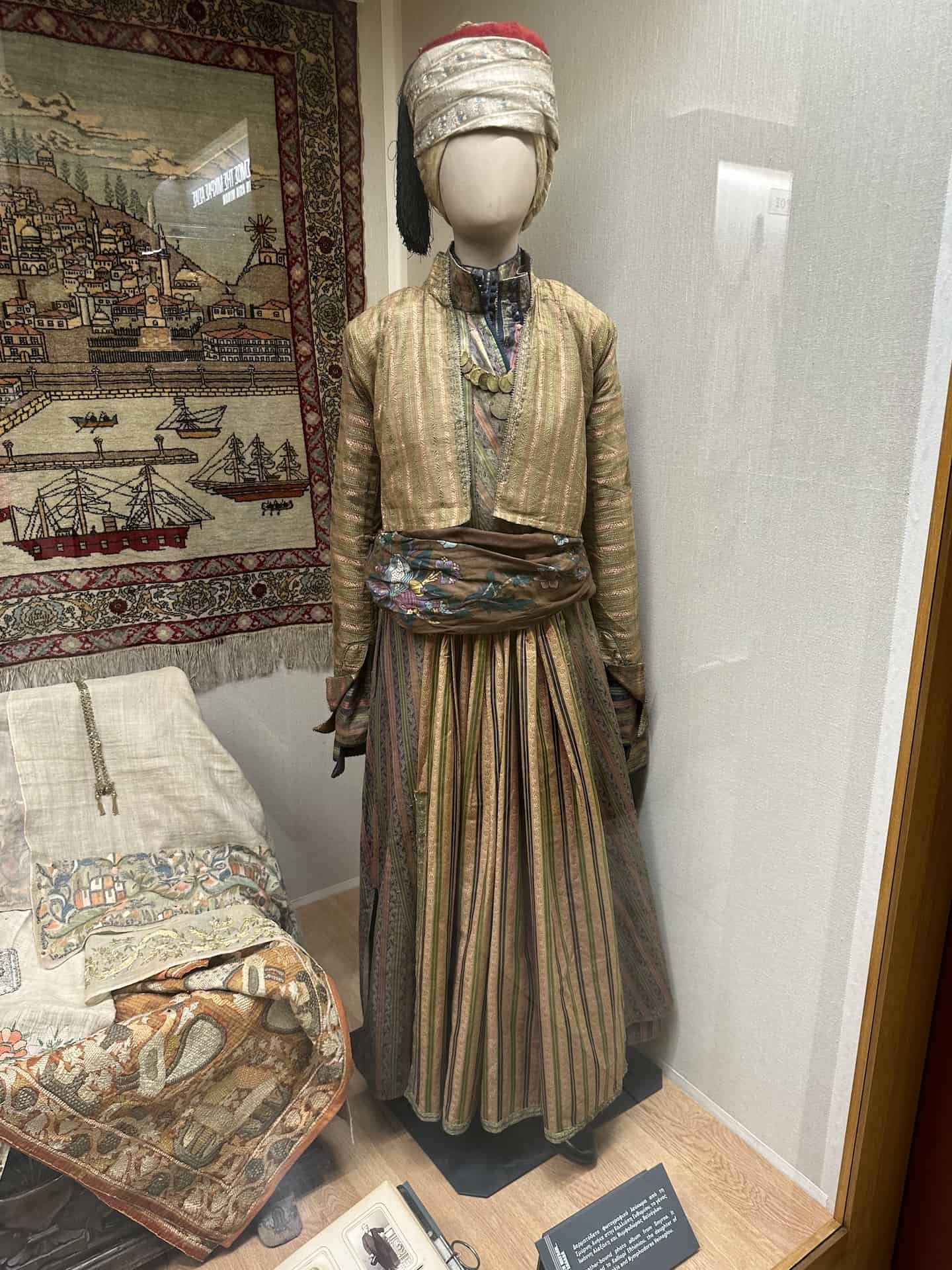 19th century festive costume from Iconium (Konya) in From Greater...to Contemporary Greece (Part 1) at the National Historical Museum in Athens, Greece