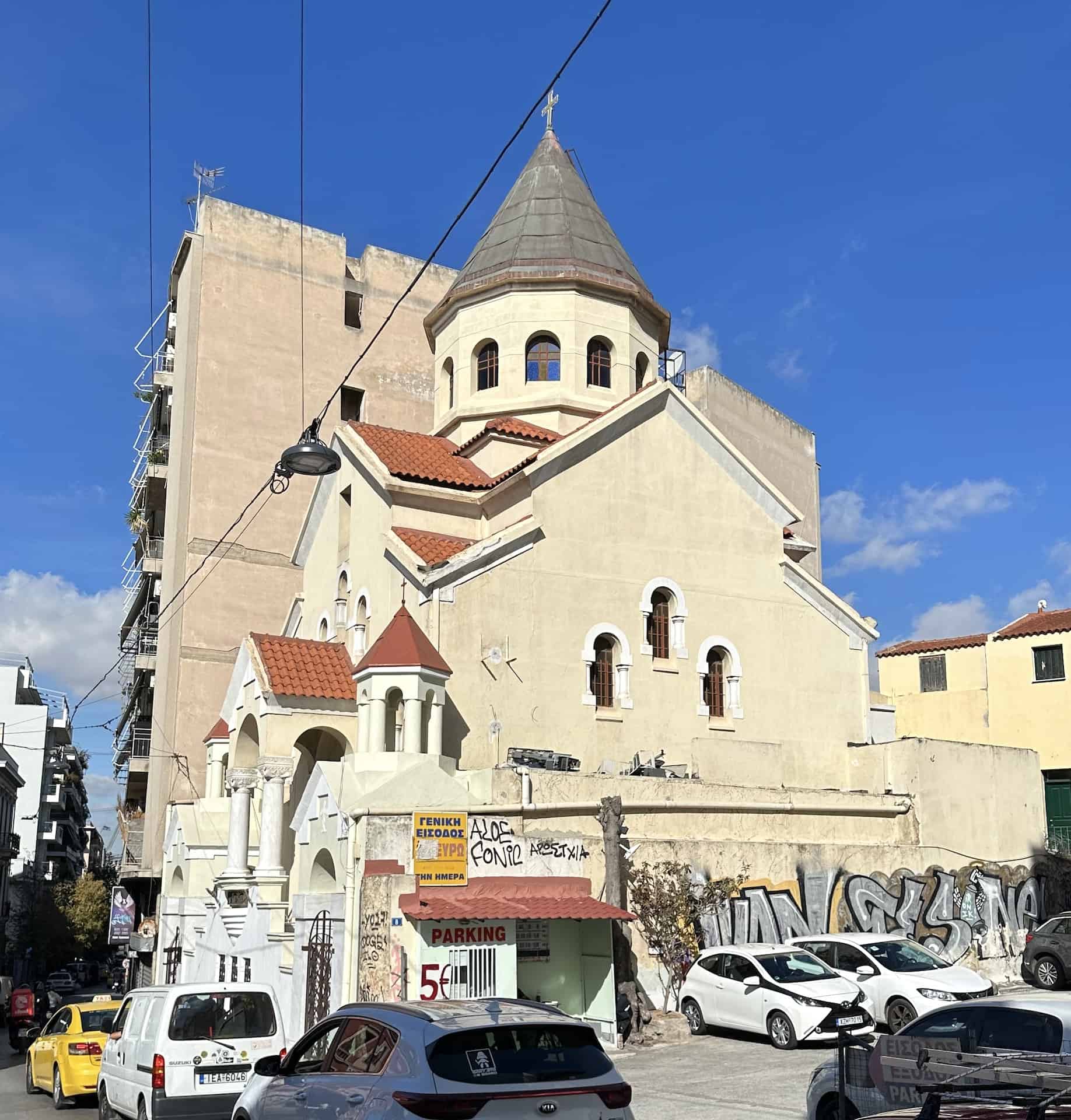 Cathedral of St. Gregory the Illuminator in Kerameikos, Athens, Greece