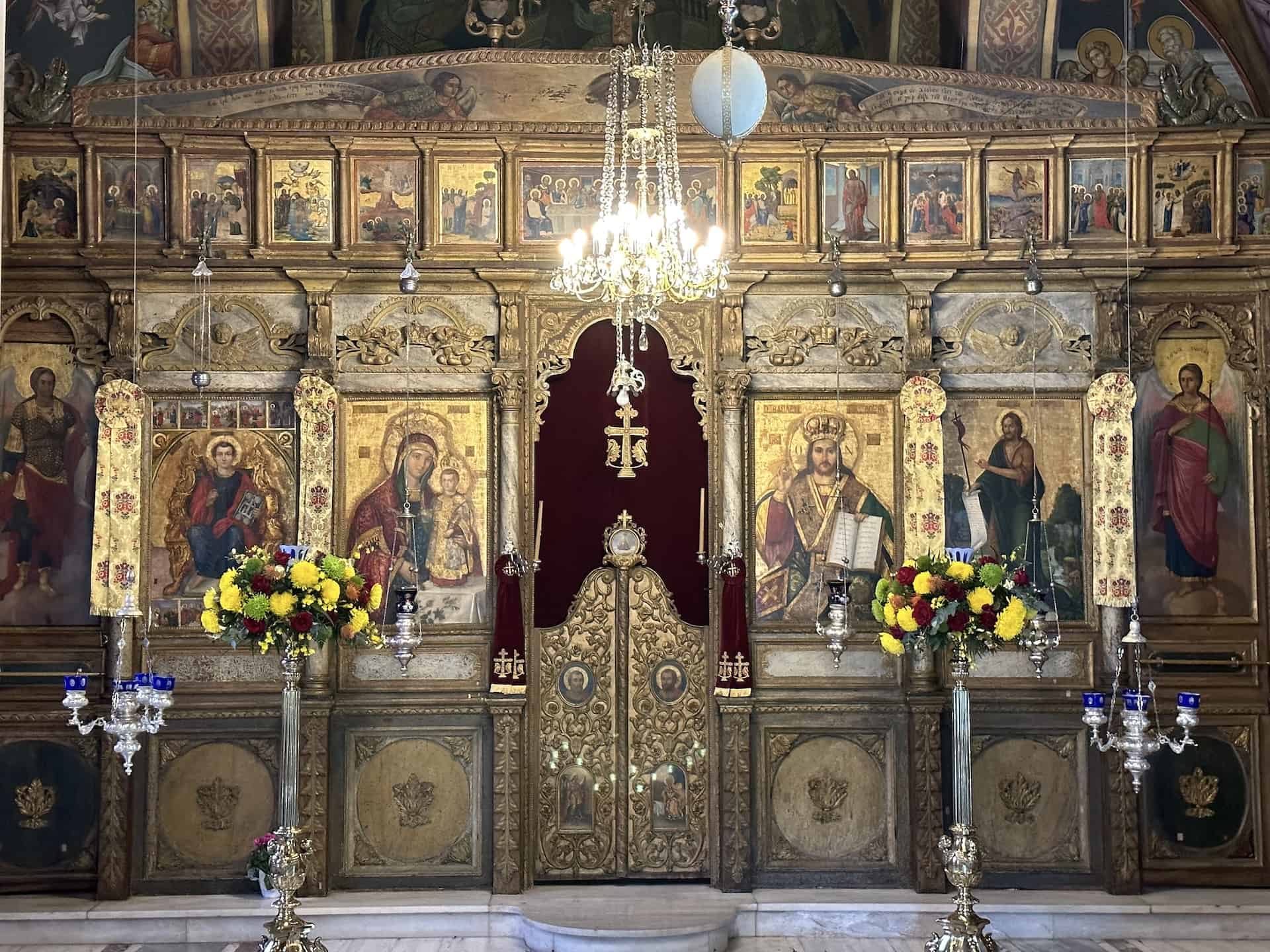 Iconostasis in the Church of St. Philip in Monastiraki, Athens, Greece