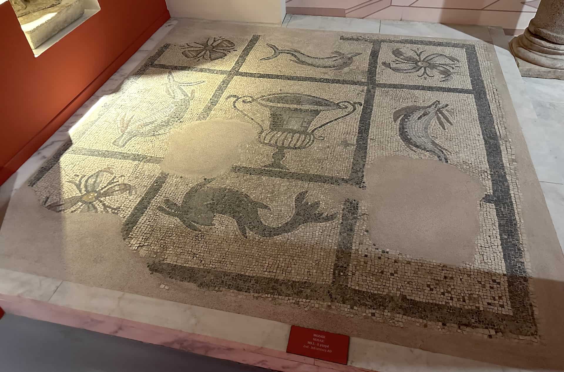 Mosaic (2nd-3rd century) at the Ephesus Museum in Selçuk, Turkey