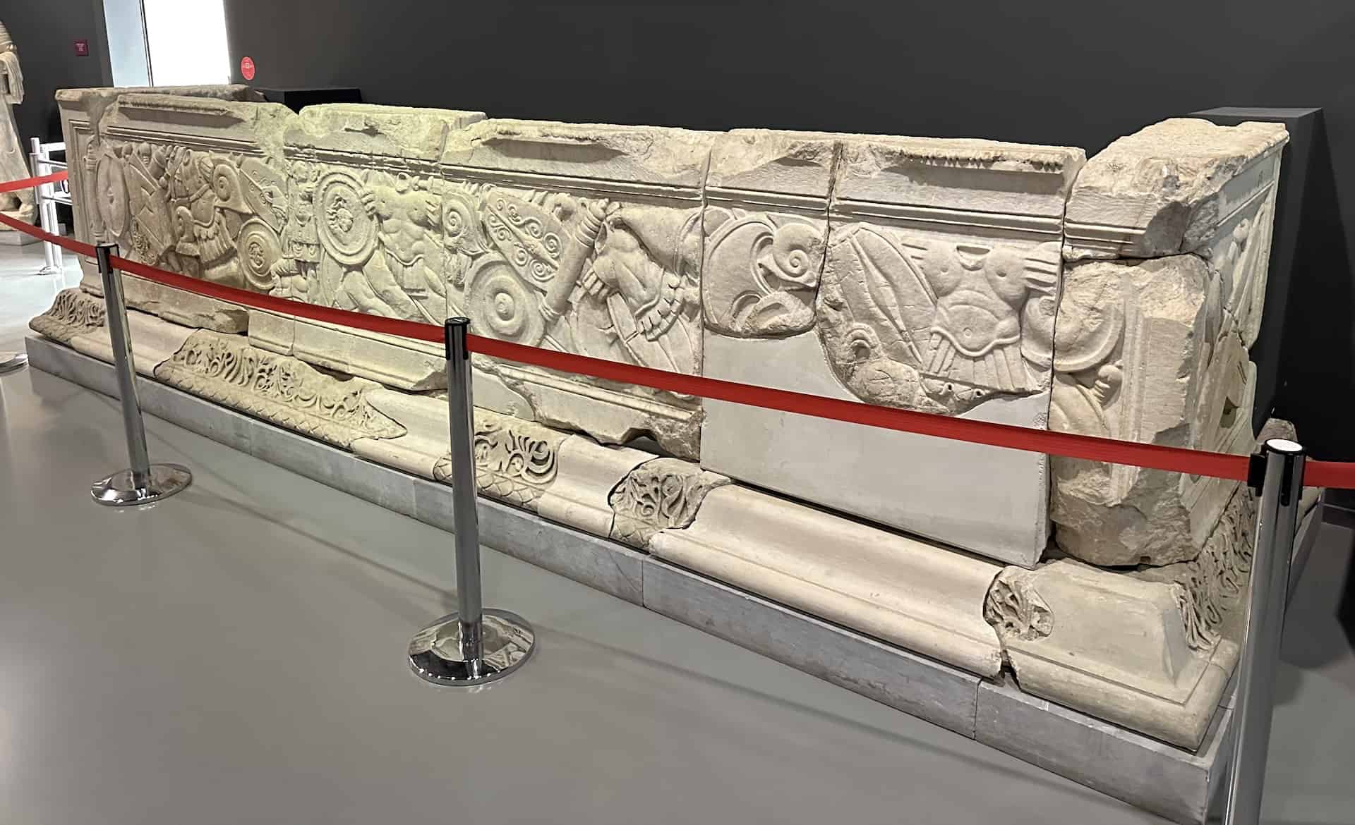 Altar of the Temple of Domitian at the Ephesus Museum in Selçuk, Turkey