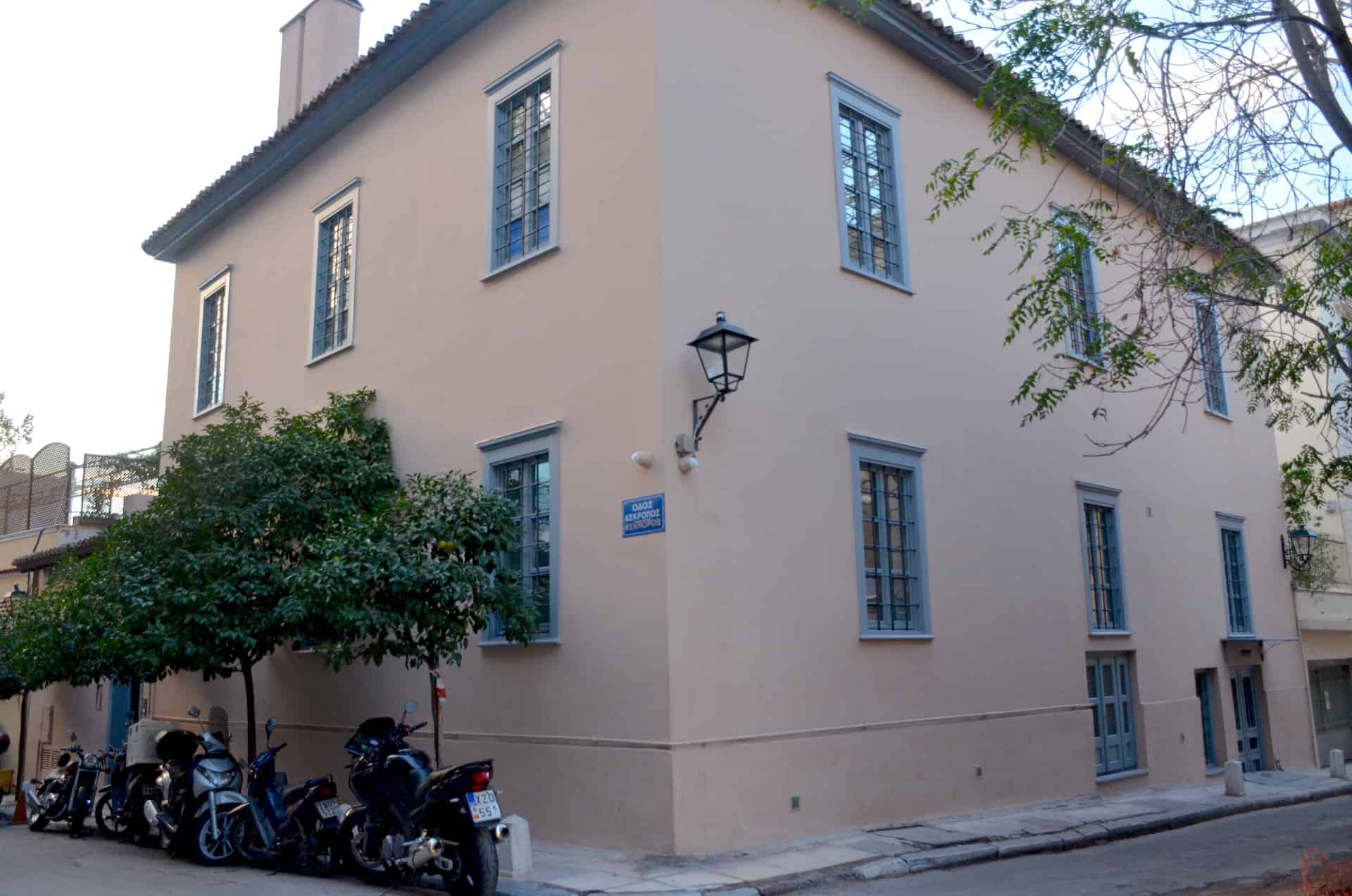 House of George Finlay in Plaka, Athens, Greece