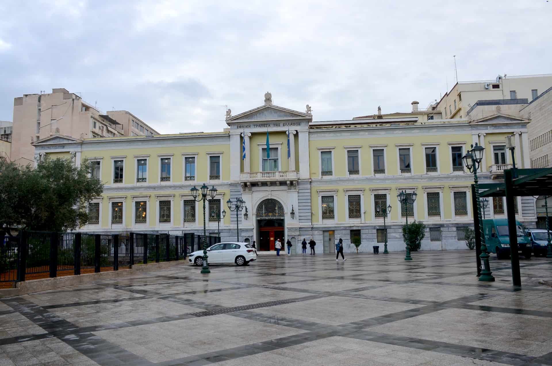 National Bank of Greece in the Historic Center of Athens, Greece