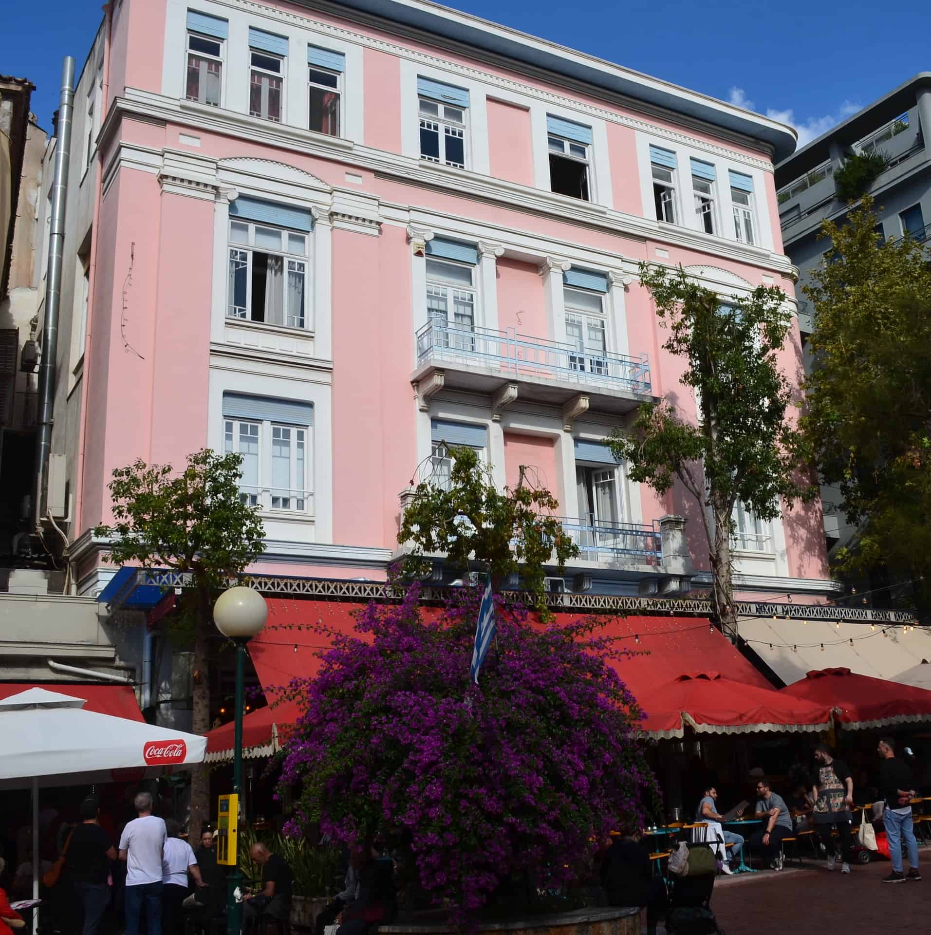 Building on the north side of Agia Irini Square