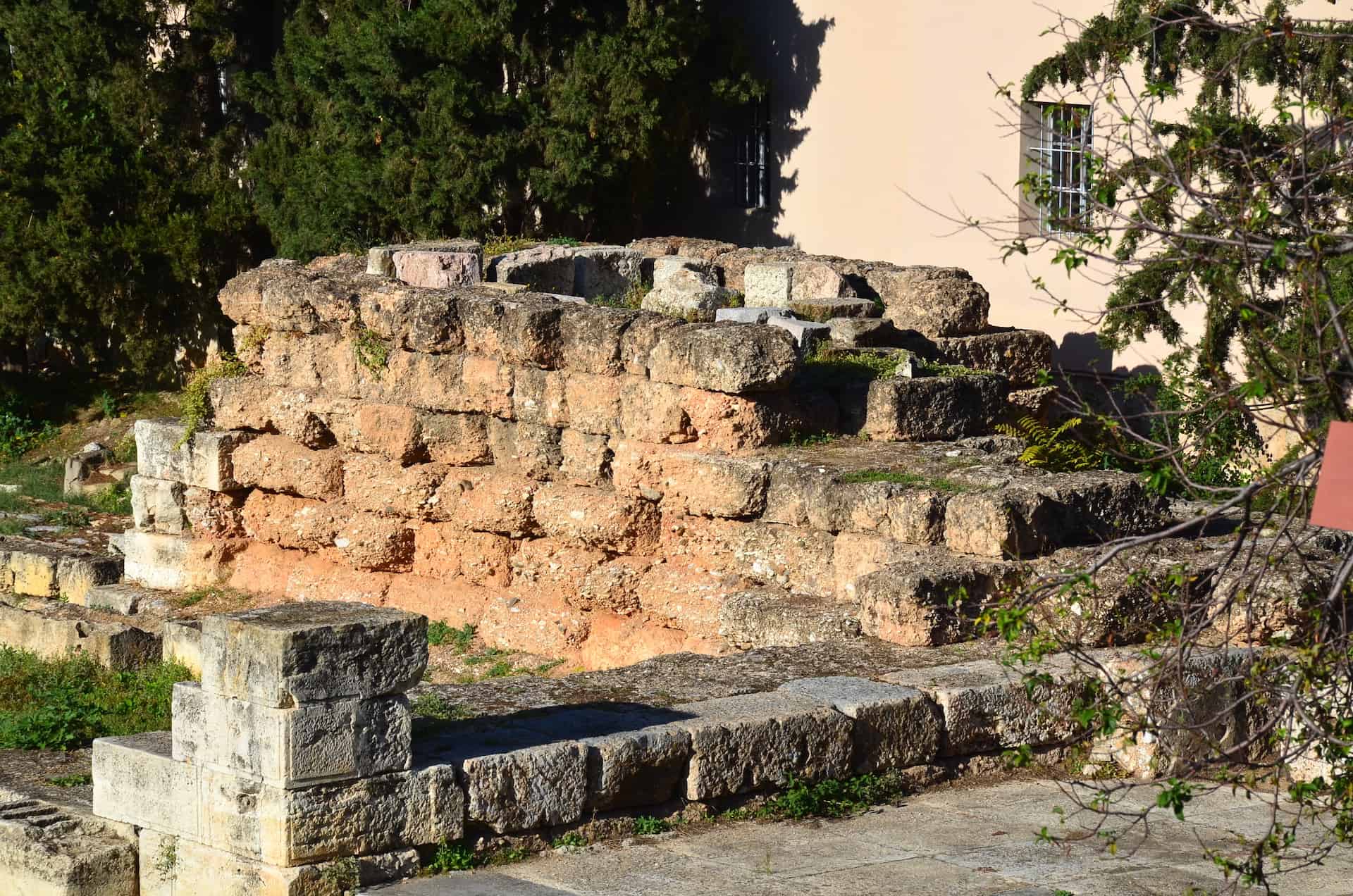 Southeast tower of the Dipylon at Kerameikos Archaeological Site, Athens, Greece