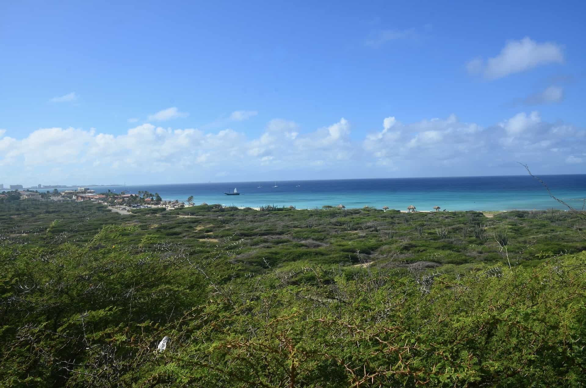 Looking south from the former lighthouse keeper's residence at the California Lighthouse