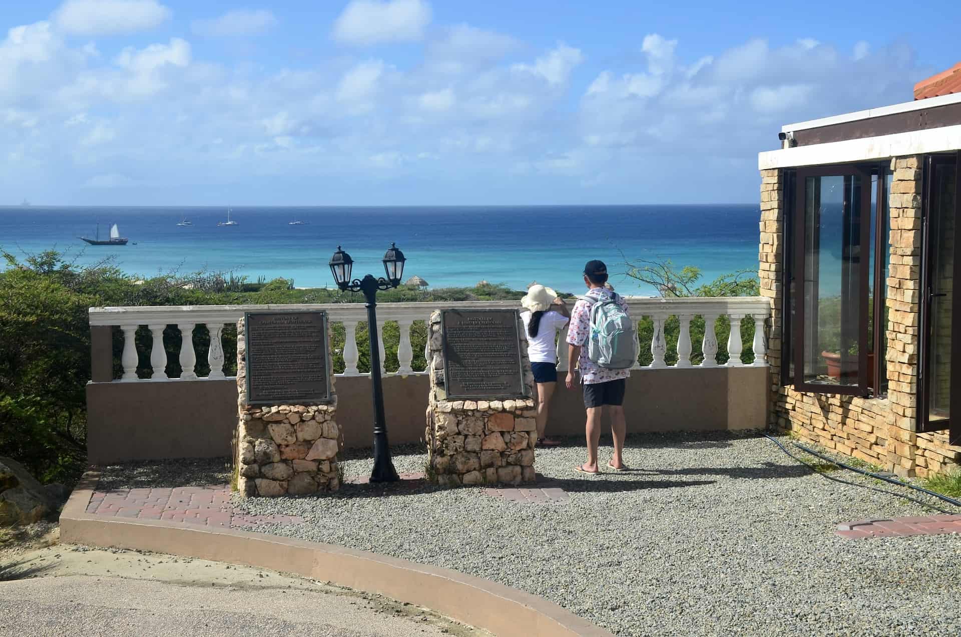 Observation point at the former lighthouse keeper's residence at the California Lighthouse