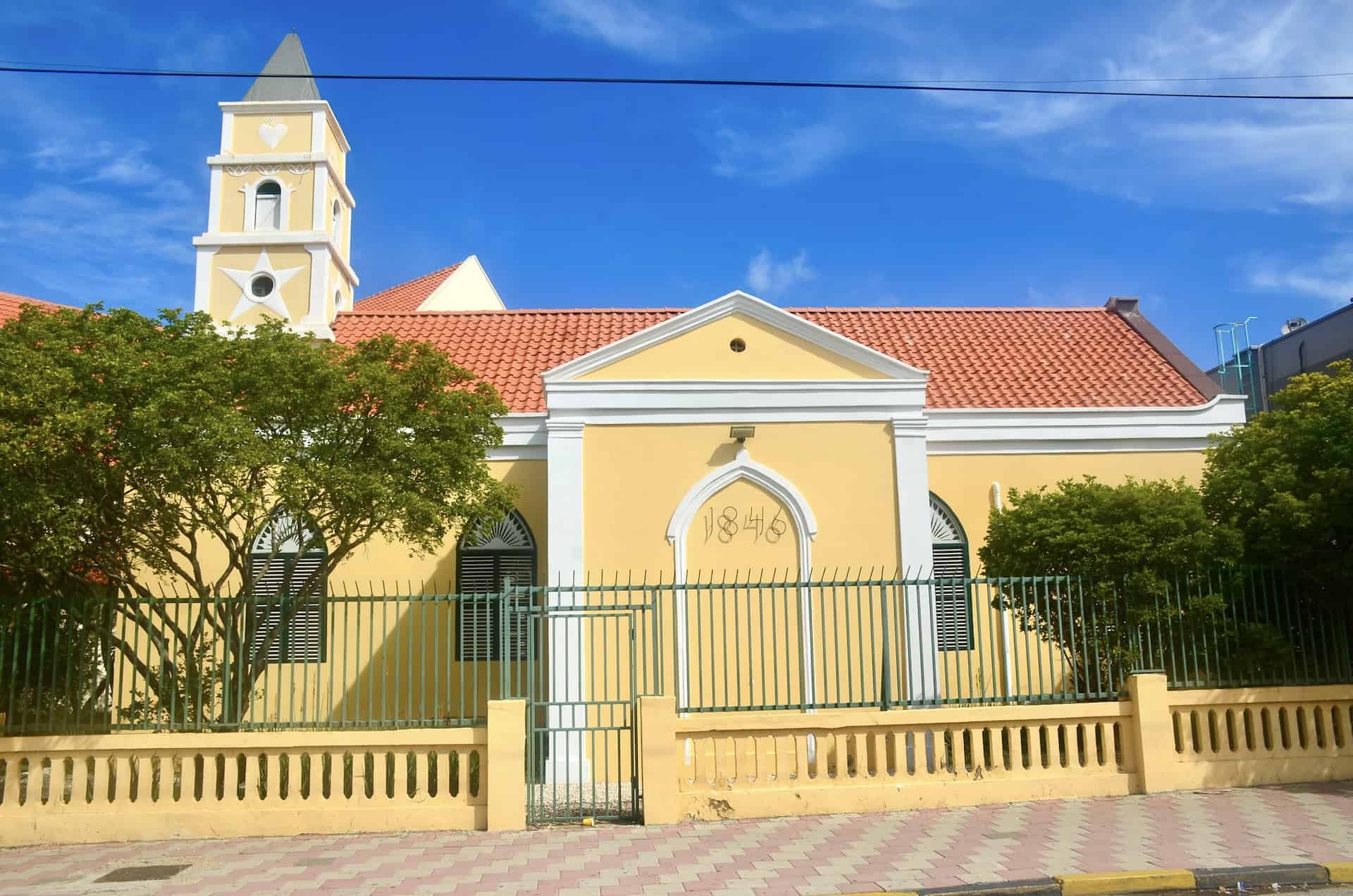Old Protestant Church in Oranjestad, Aruba