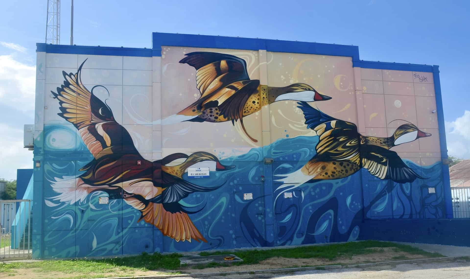 Ducks mural