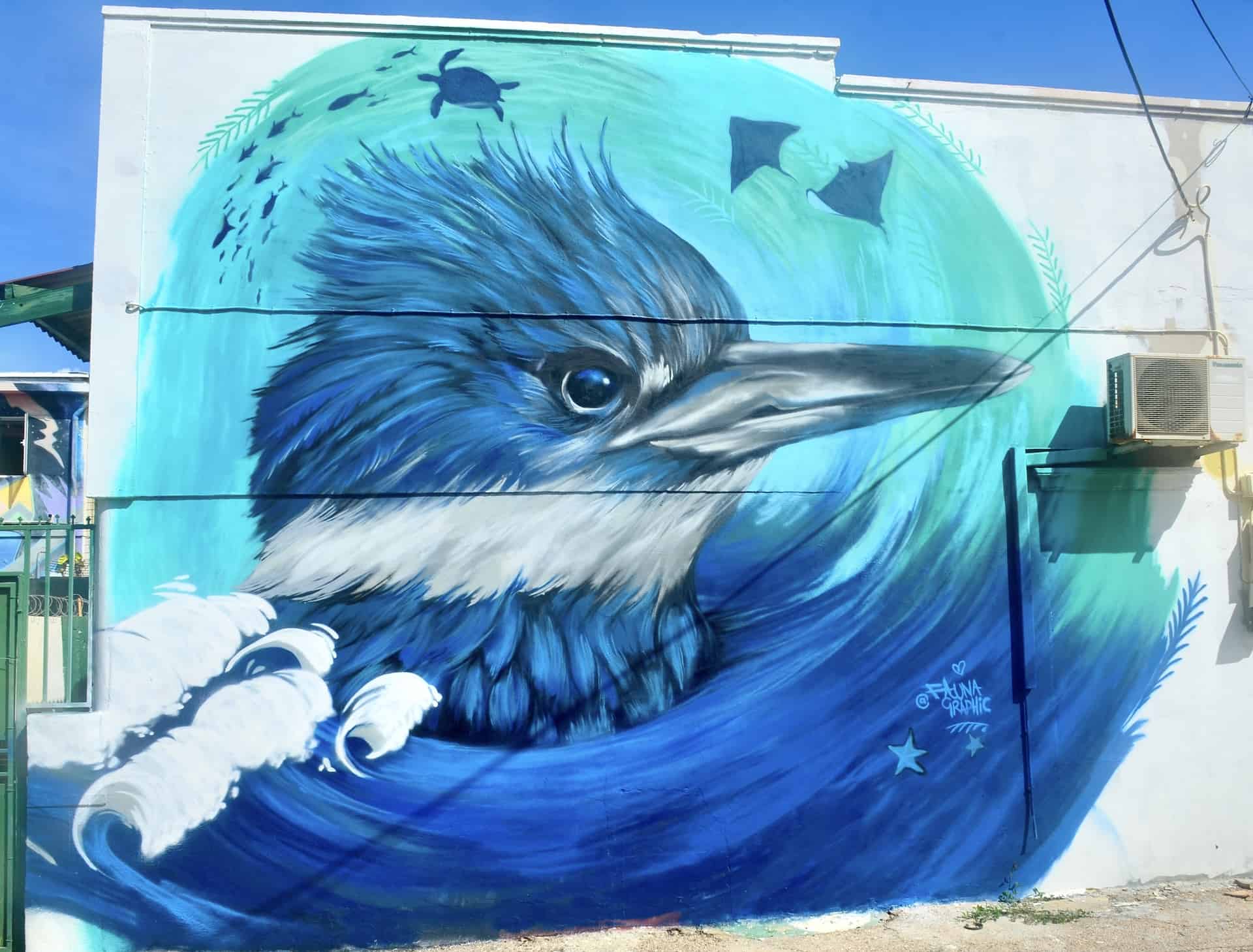 Bluebird mural