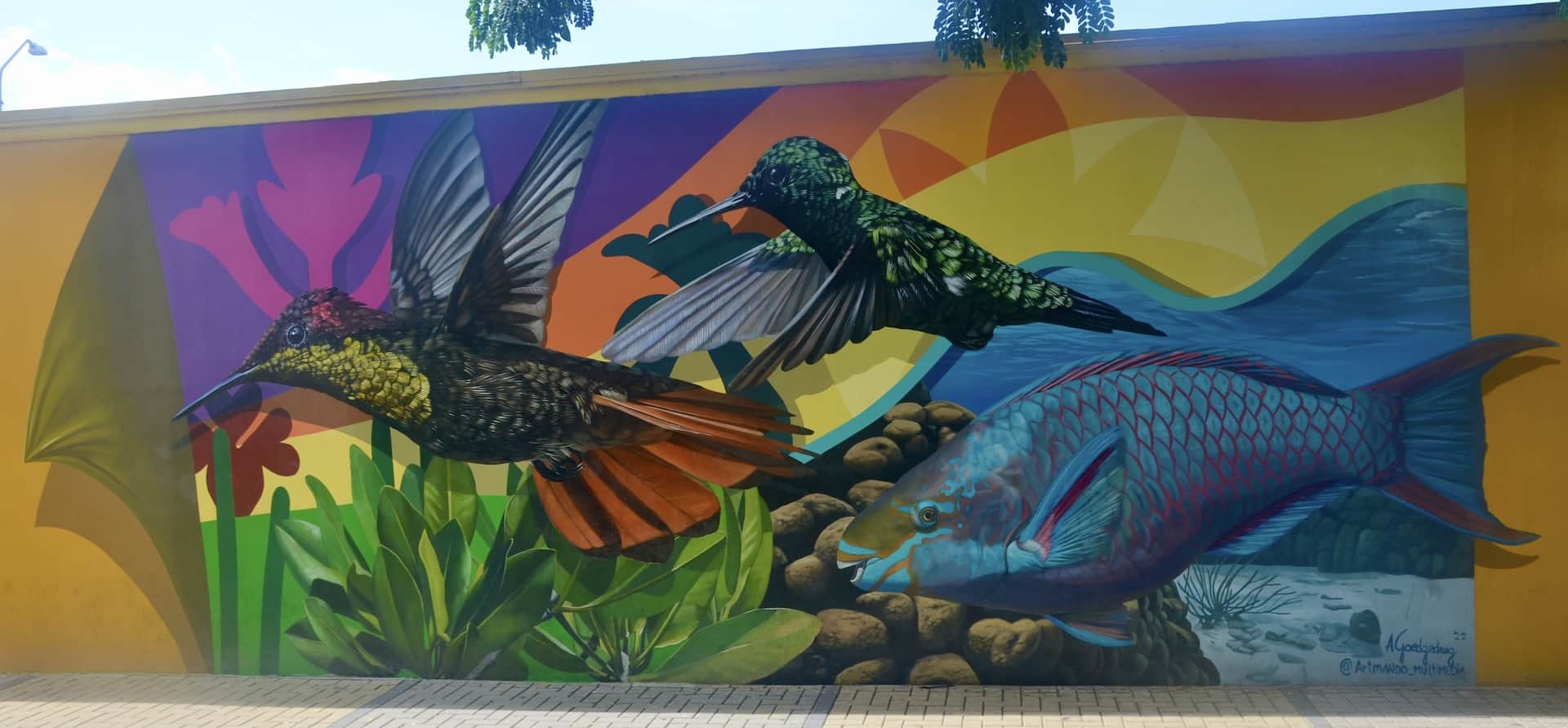 Wildlife mural