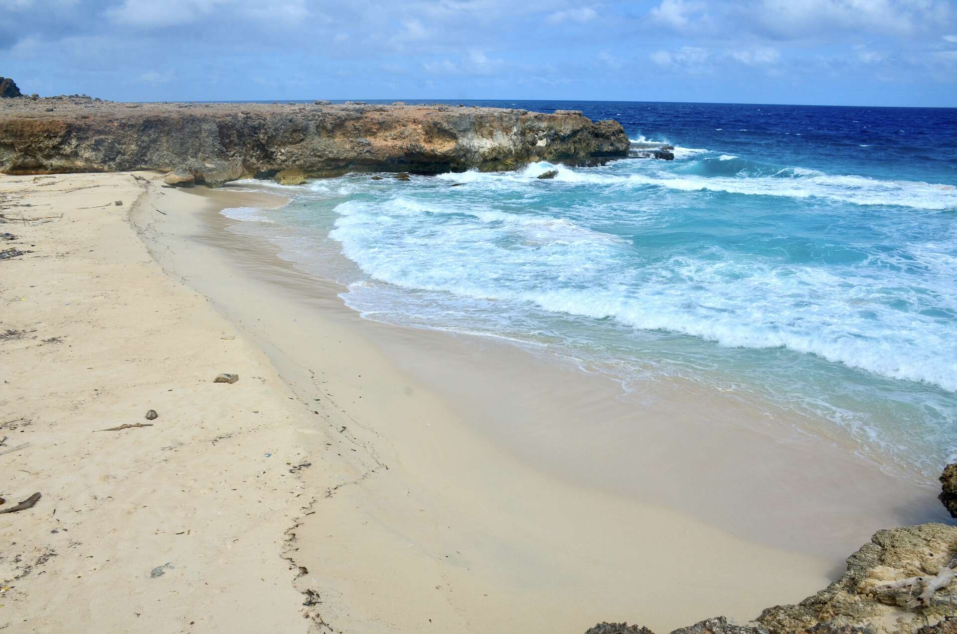 Second beach at Dos Playa at Arikok National Park in Aruba