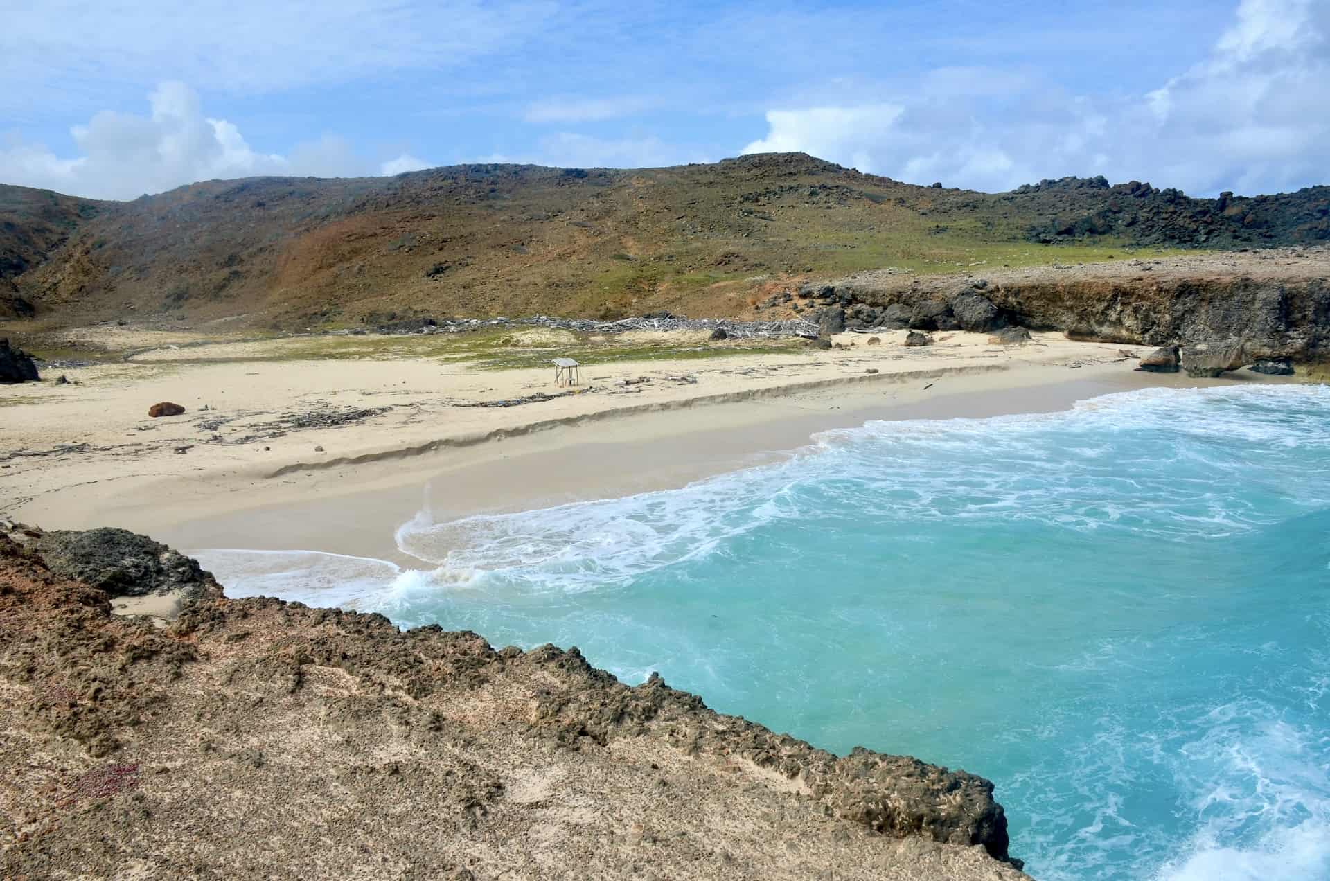 Second beach at Dos Playa at Arikok National Park in Aruba