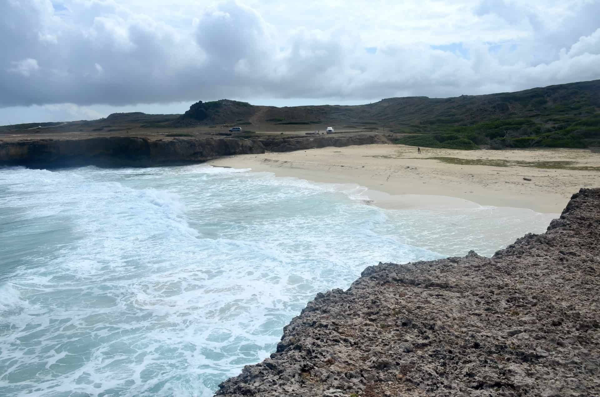 Looking at the first beach from the ridge at Dos Playa