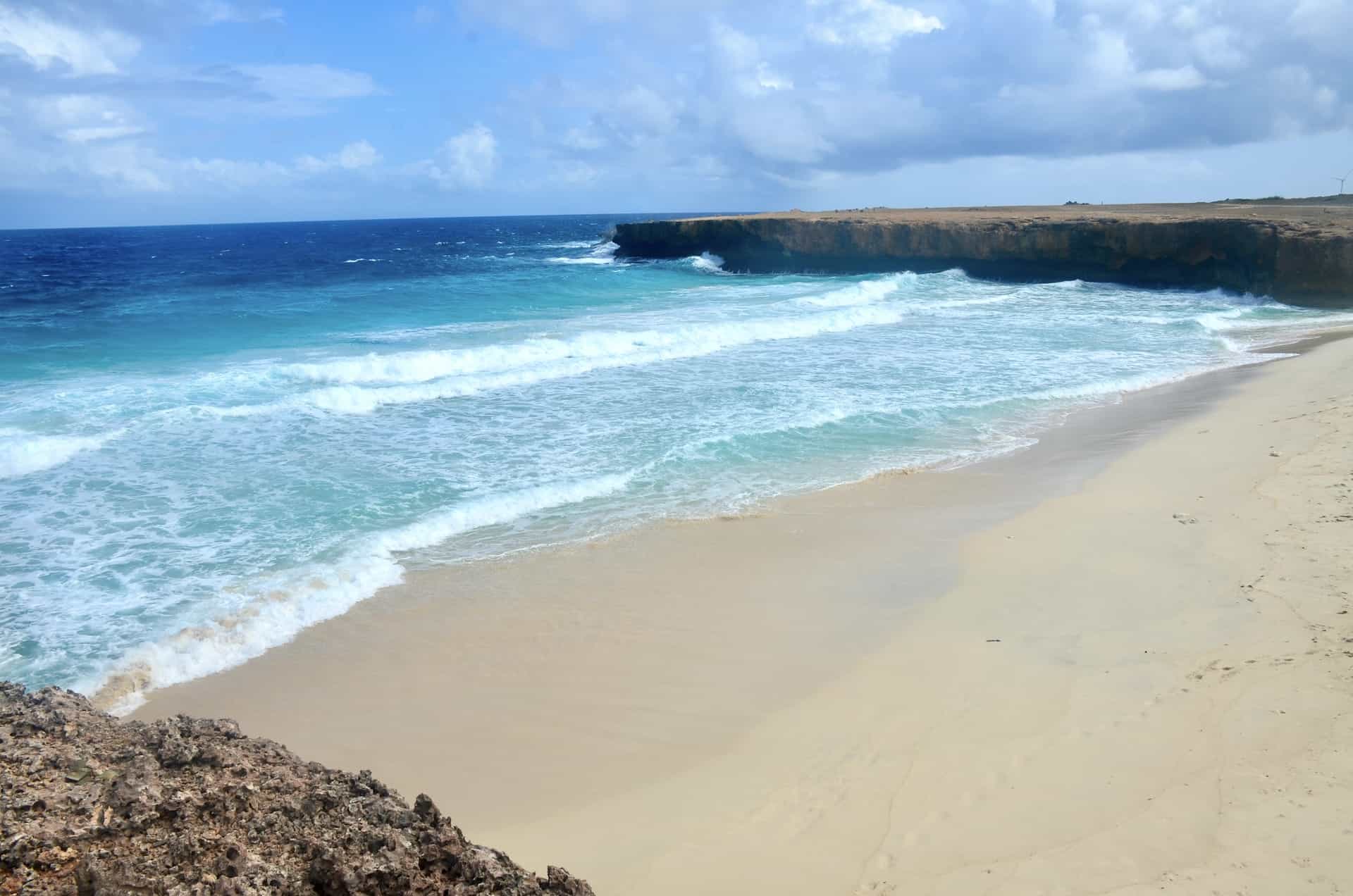 First beach at Dos Playa at Arikok National Park in Aruba